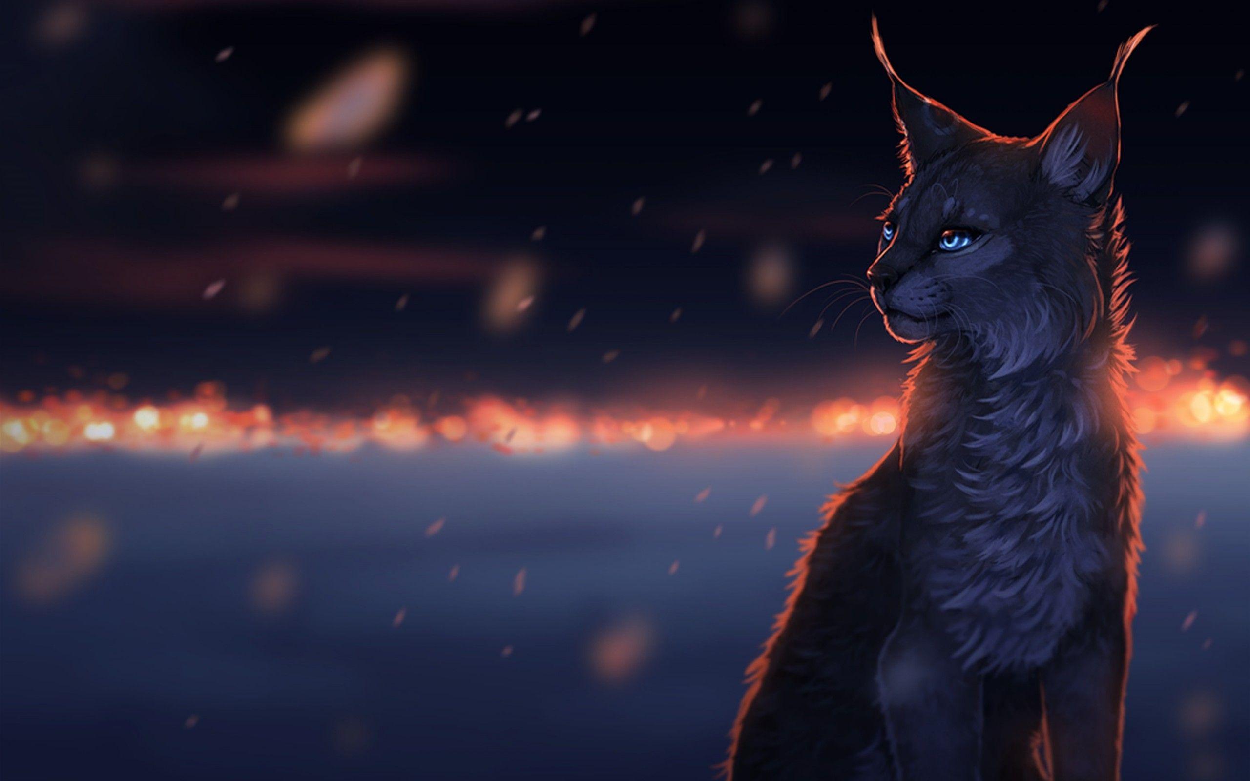 2560x1600 Animated Lynx Face Wallpaper