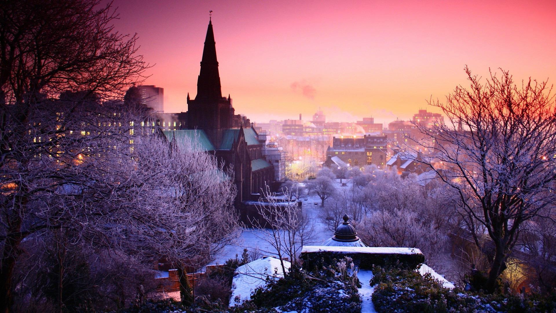 1920x1080 Snow City Live Wallpaper for Android