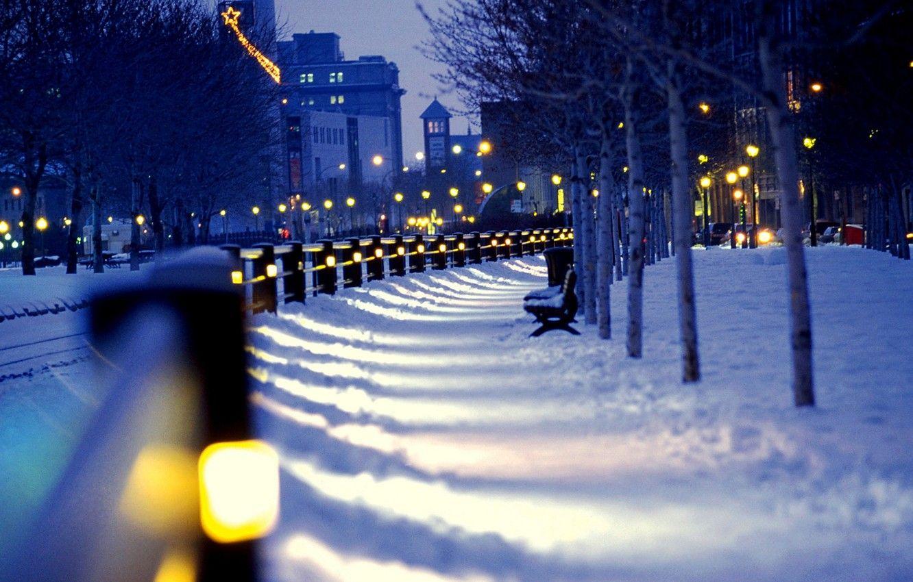 City Lights Winter Wallpapers - Top Free City Lights Winter Backgrounds