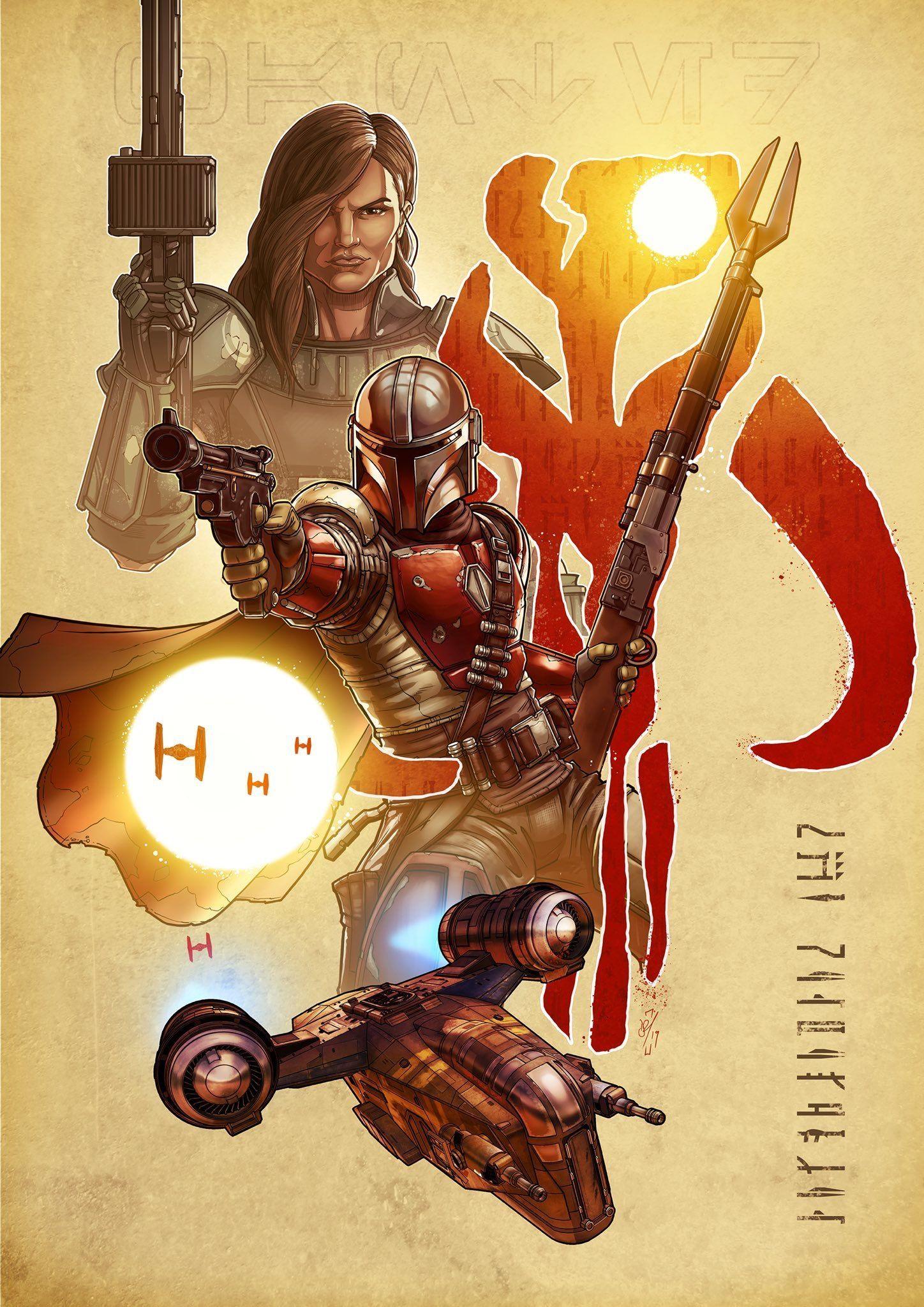 1448x2048 The Mandalorian. Star wars artwork, Star wars art, Star wars wallpaper