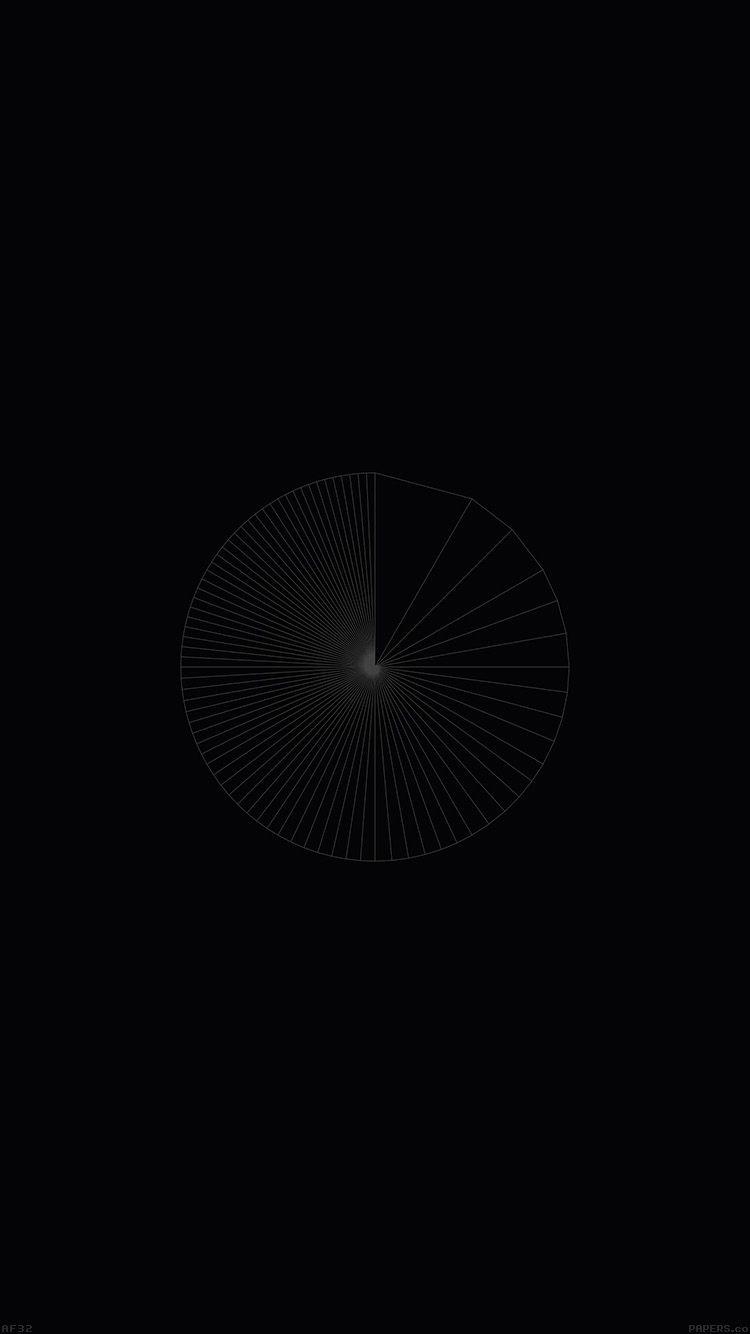 750x1334 Black Minimalist Wallpaper