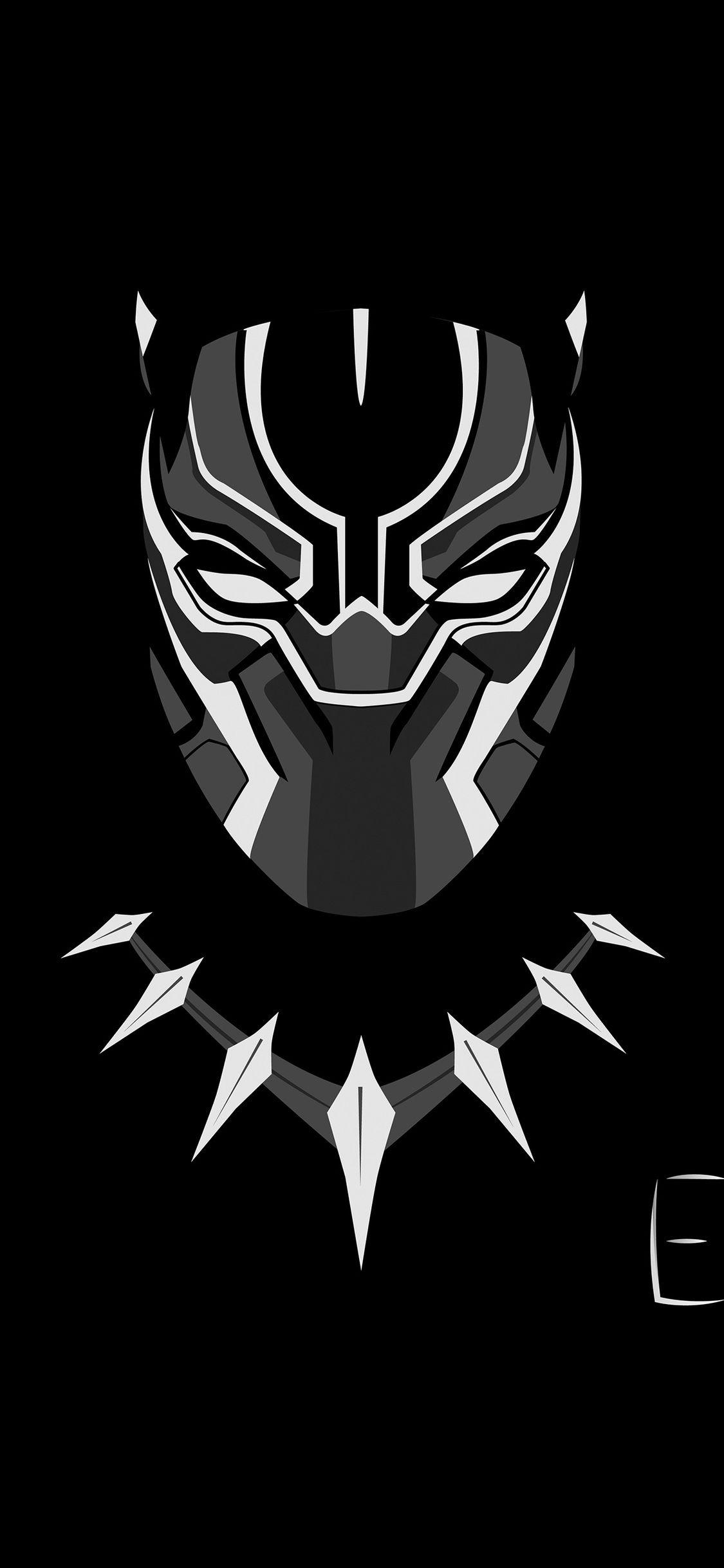 1125x2436 Black Panther Minimalism 4k iPhone XS, iPhone 10