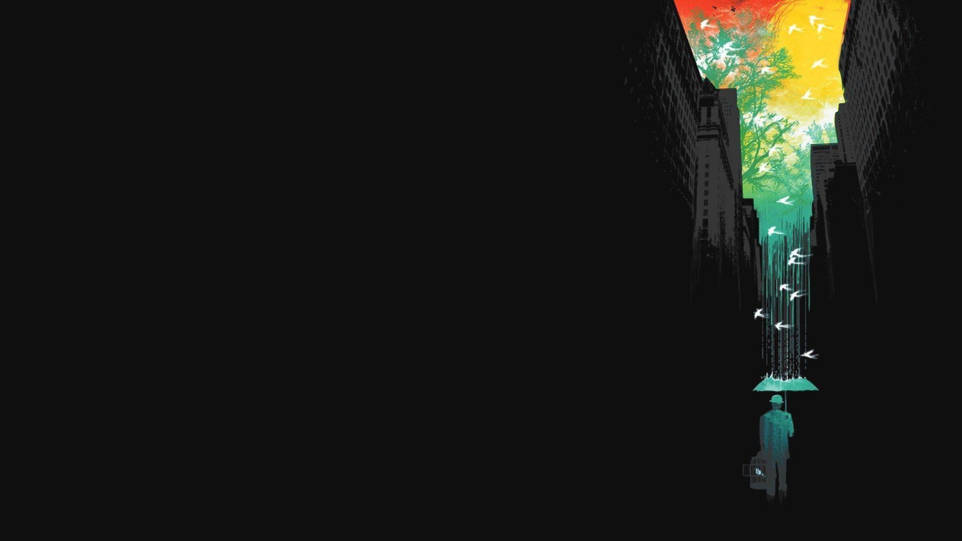 1920x1080 light umbrella dark wallpaper 1920x1080. ololoshenka