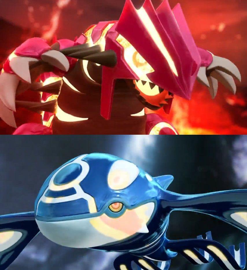 854x934 Primal Groudon and Primal Kyogre!