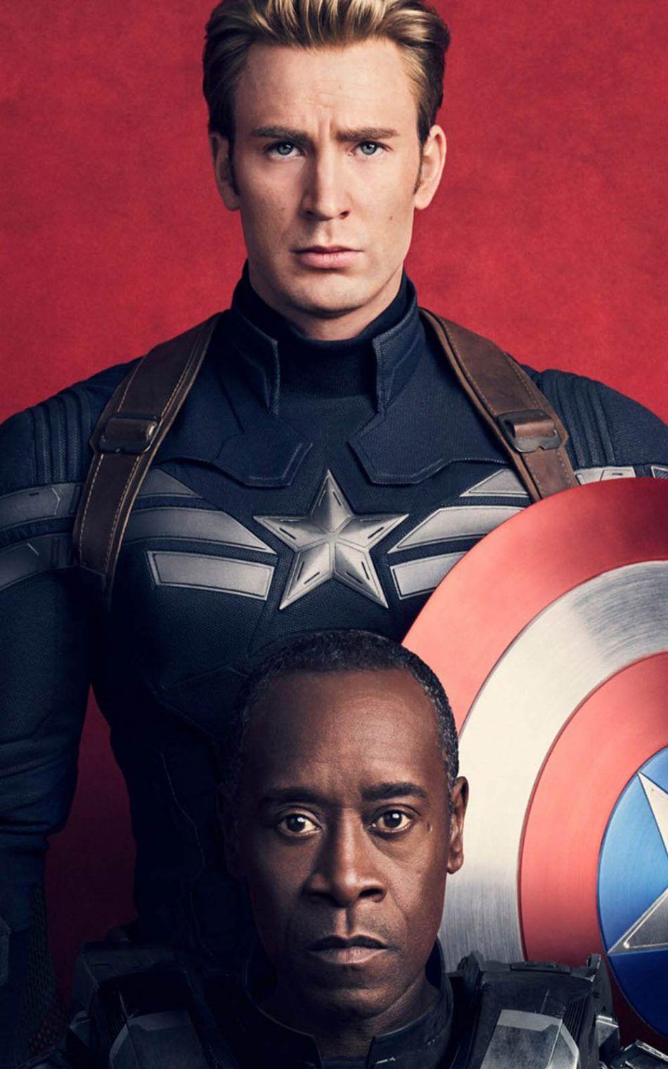 950x1520 Captain America In Avengers Infinity War HD Mobile