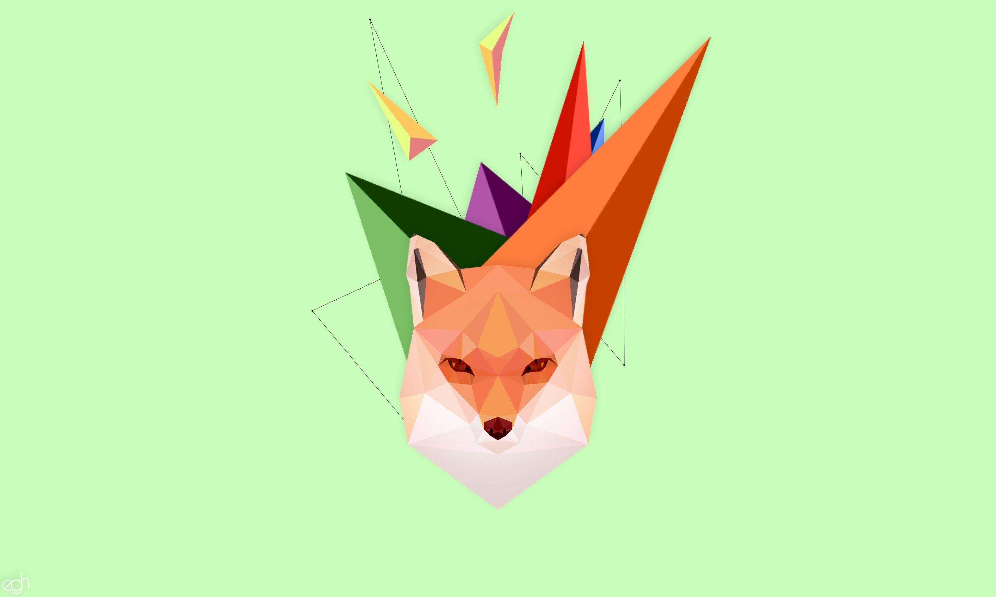 Minimalist Fox Wallpapers - Top Free Minimalist Fox Backgrounds -  WallpaperAccess