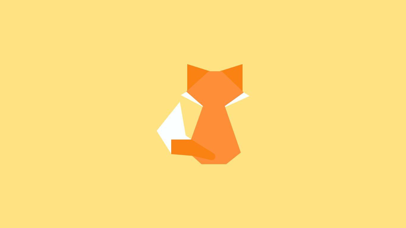 1366x768 minimalism cat fox Wallpaper HD / Desktop and Mobile