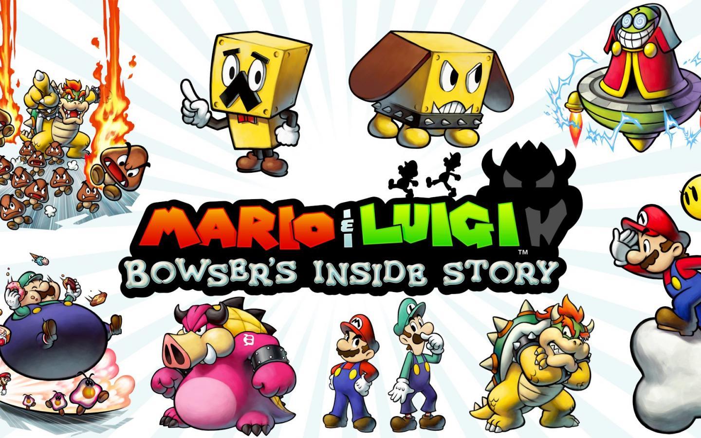 1440x900 Mario & Luigi: Bowser's Inside Story HD Wallpaper 7 X