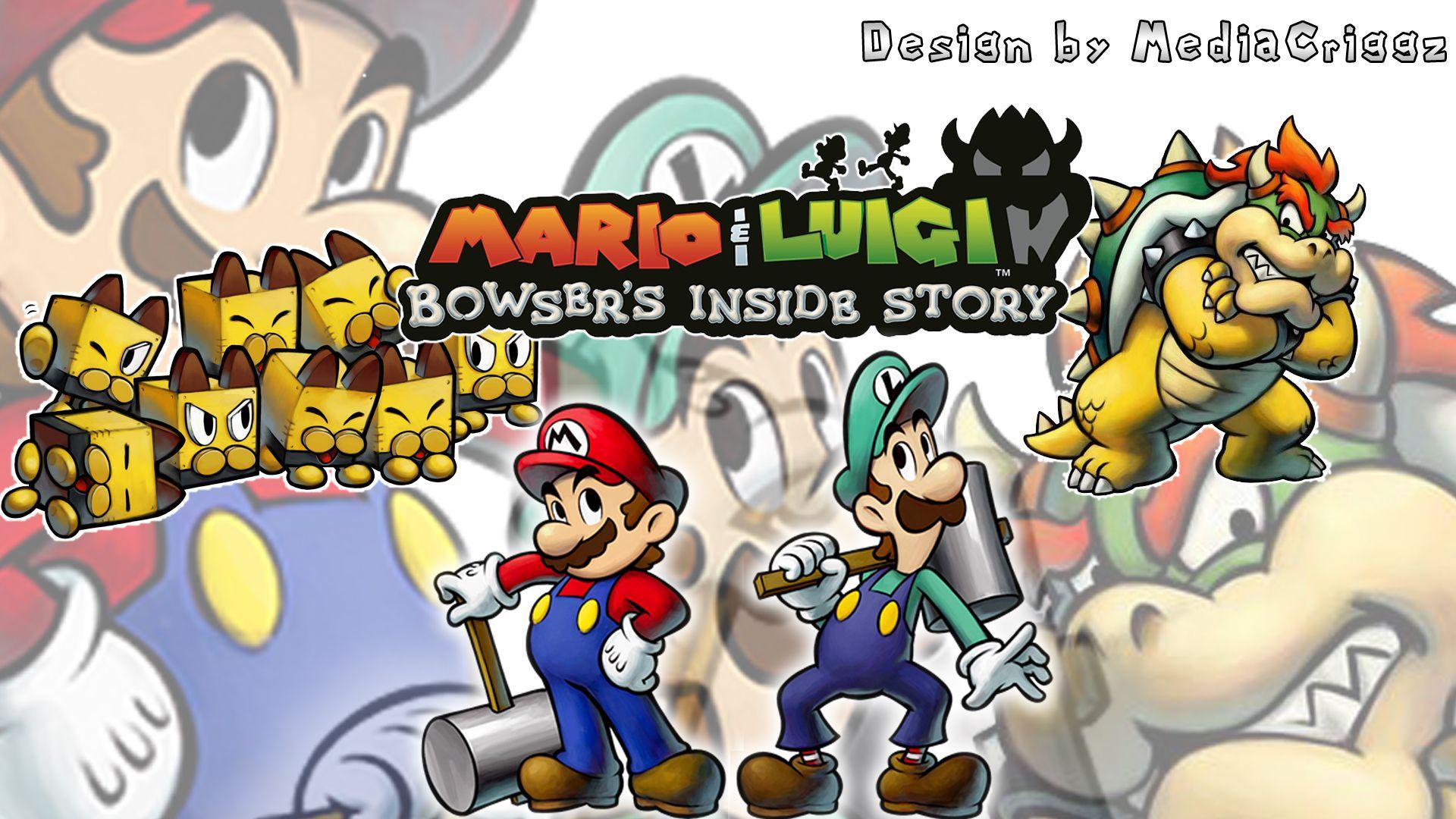 1920x1080 Mario & Luigi: Bowser's Inside Story HD Wallpaper