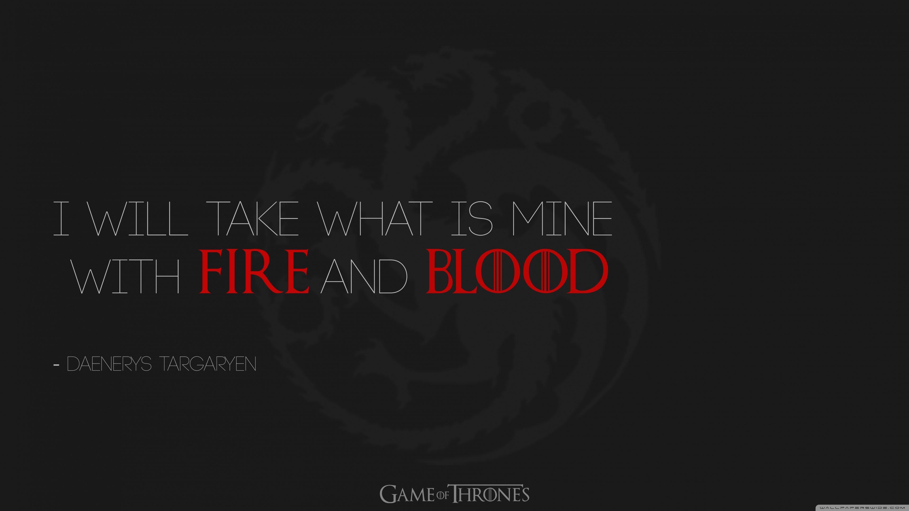 3840x2160 Game Of Thrones Quotes hình nền