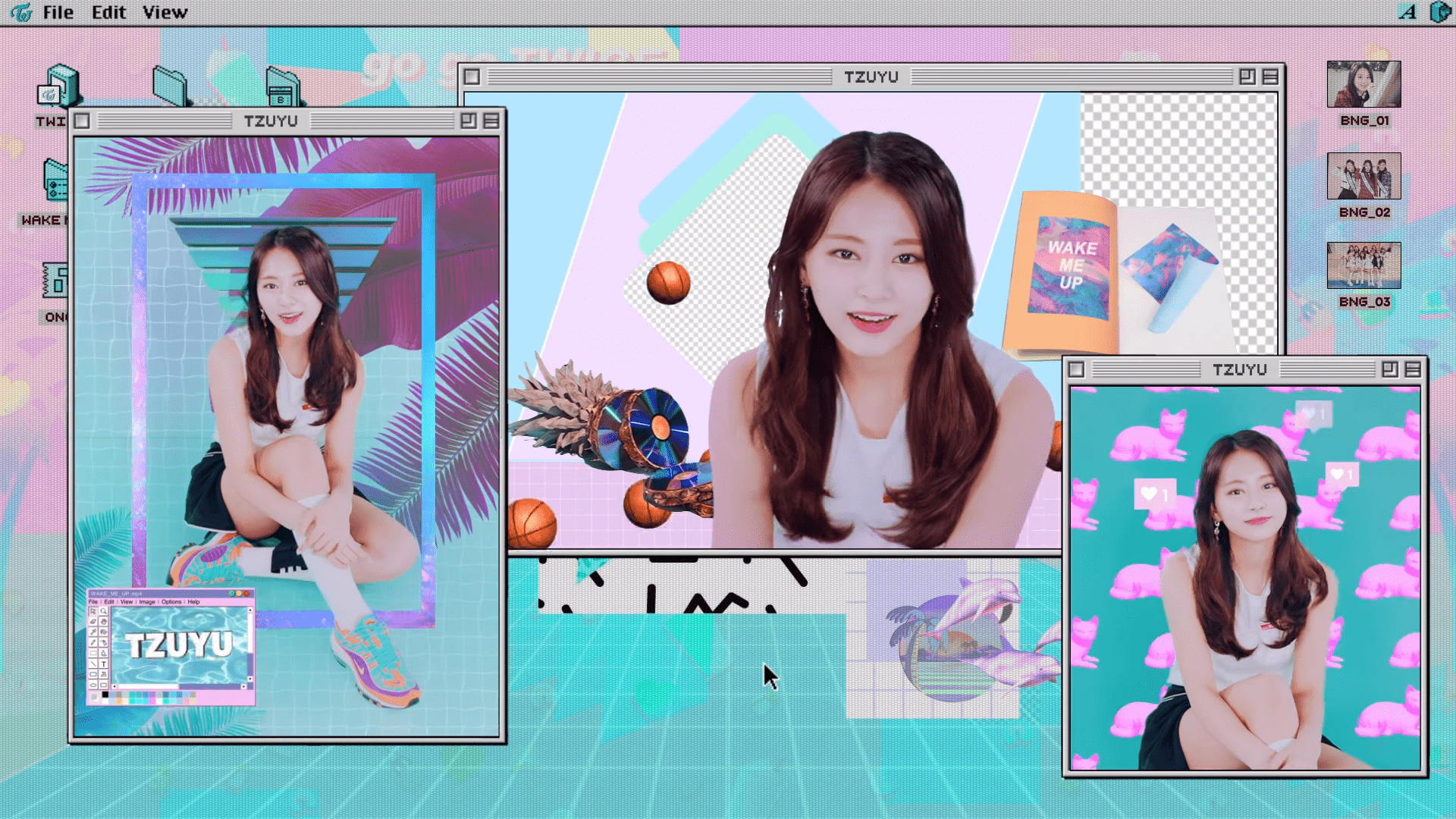 1920x1080 From a Japanese Music video by a korean girl group TWICE