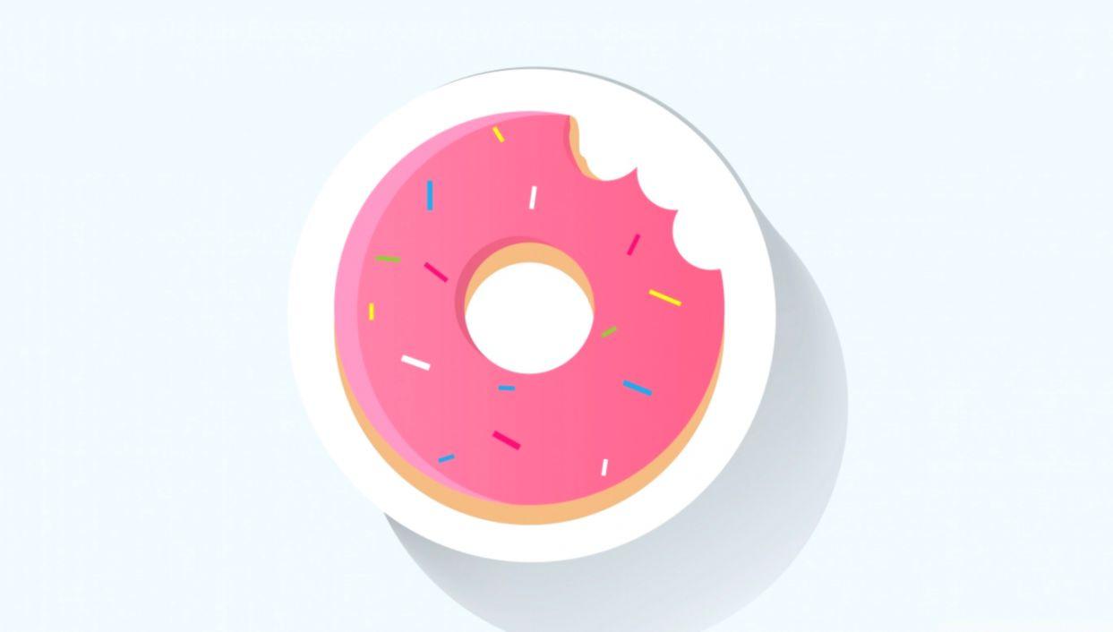 1243x706 Doughnut Sprinkles Macro HD Wallpaper