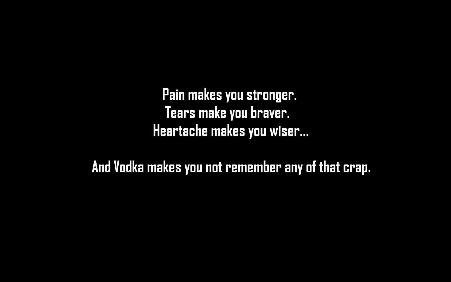 1920x1200 dark, text, vodka, tears, pain, typography, black background