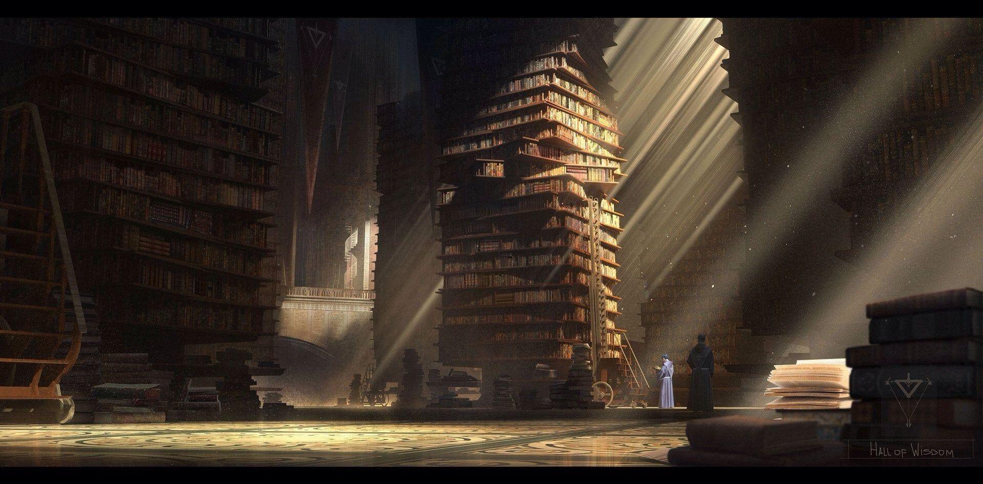 1920x947 Hall Of Wisdom (By Alexander Dudar) [1920x947]