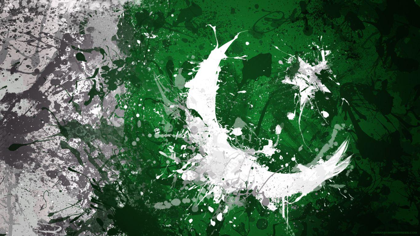 Cờ pakistan 1366x768.  Kainat- Hình nền máy tính để bàn