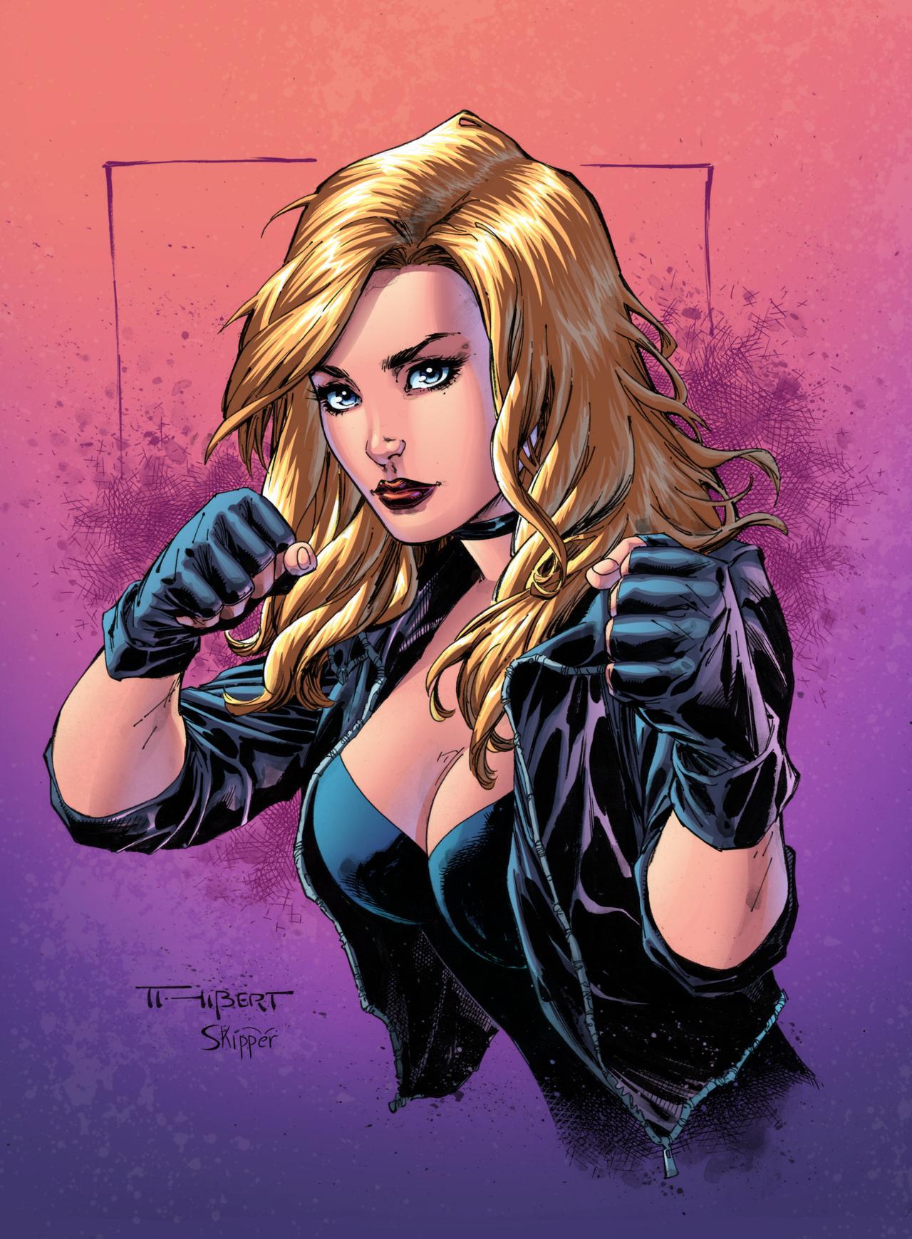 1280x1740 Black Canary Comic Art, Download Wallpaper