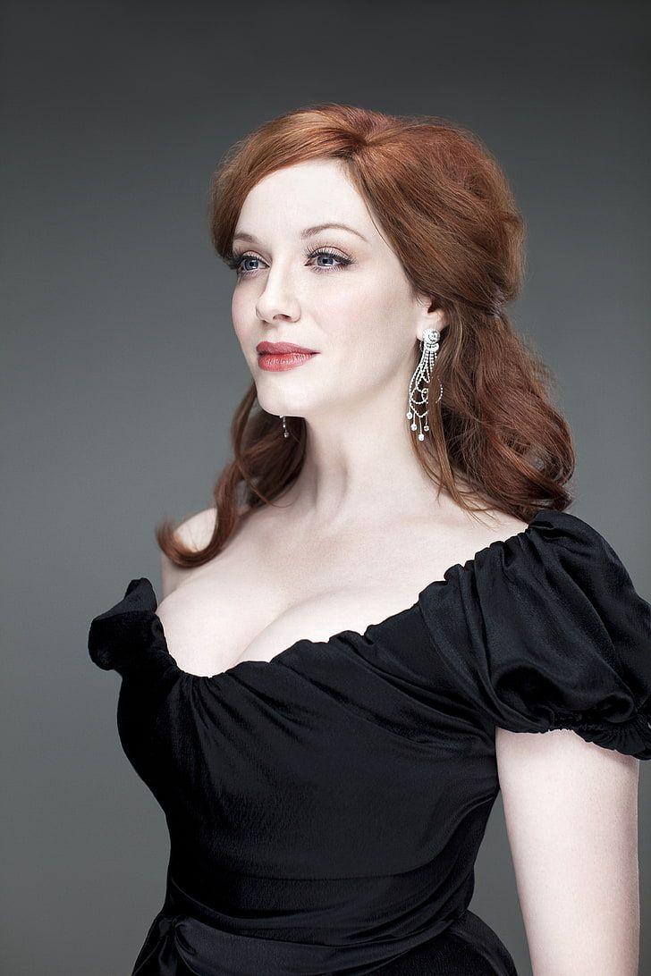 728x1092 HD wallpaper: Christina Hendricks, women, redhead, actress