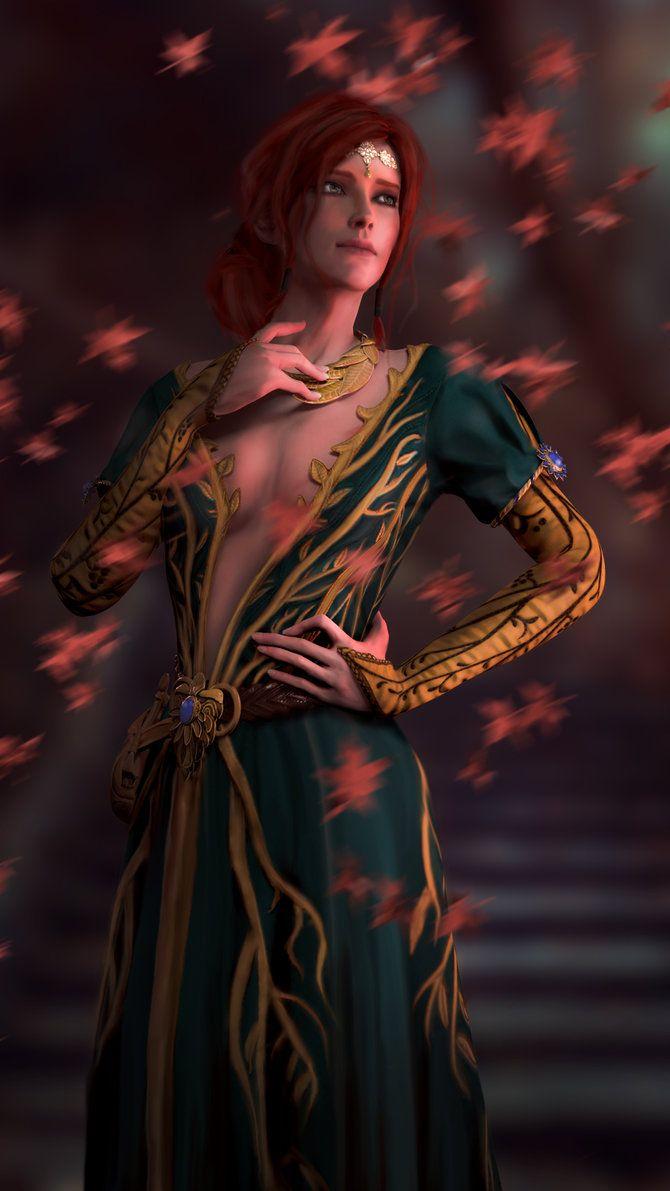 670x1191 Triss Merigold Wallpaper
