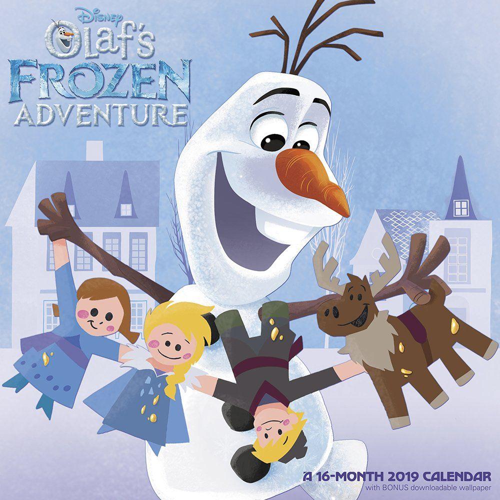1000x1000 Olaf's Frozen Adventure Wall Calendar 2019
