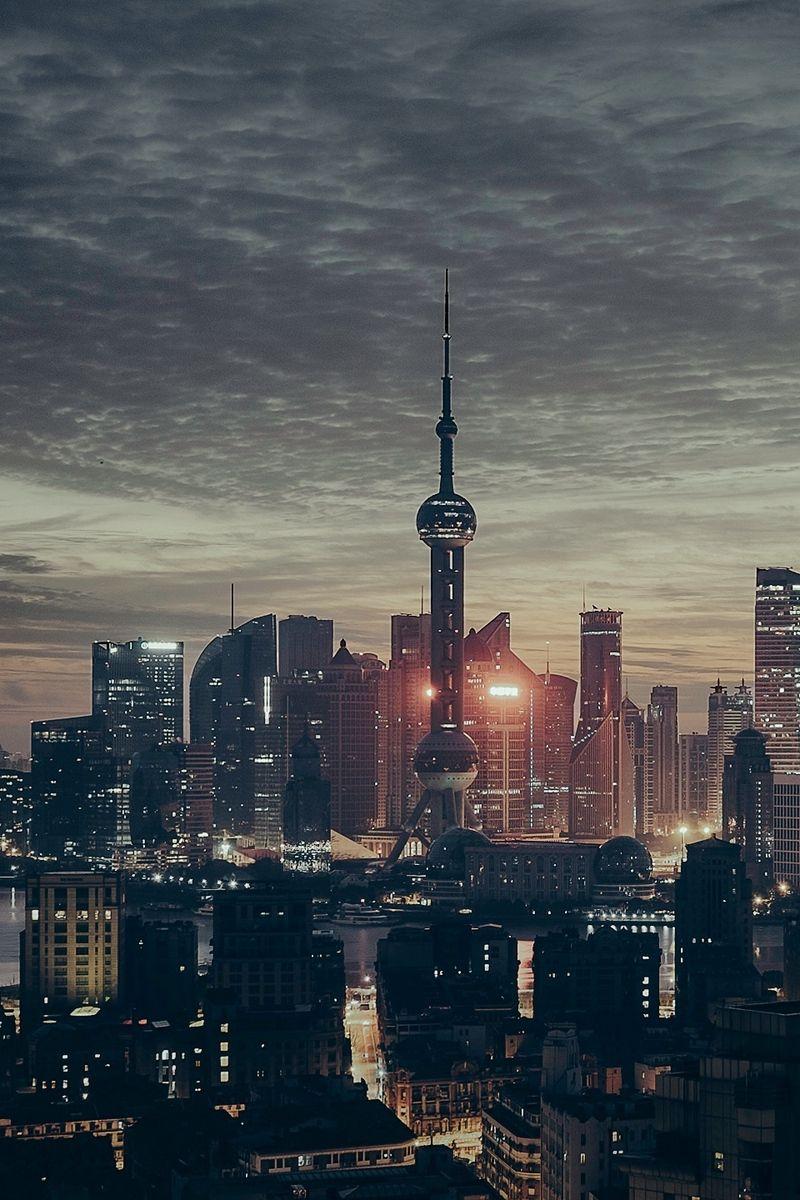 800x1200 Download wallpaper 800x1200 shanghai, china, skyscrapers