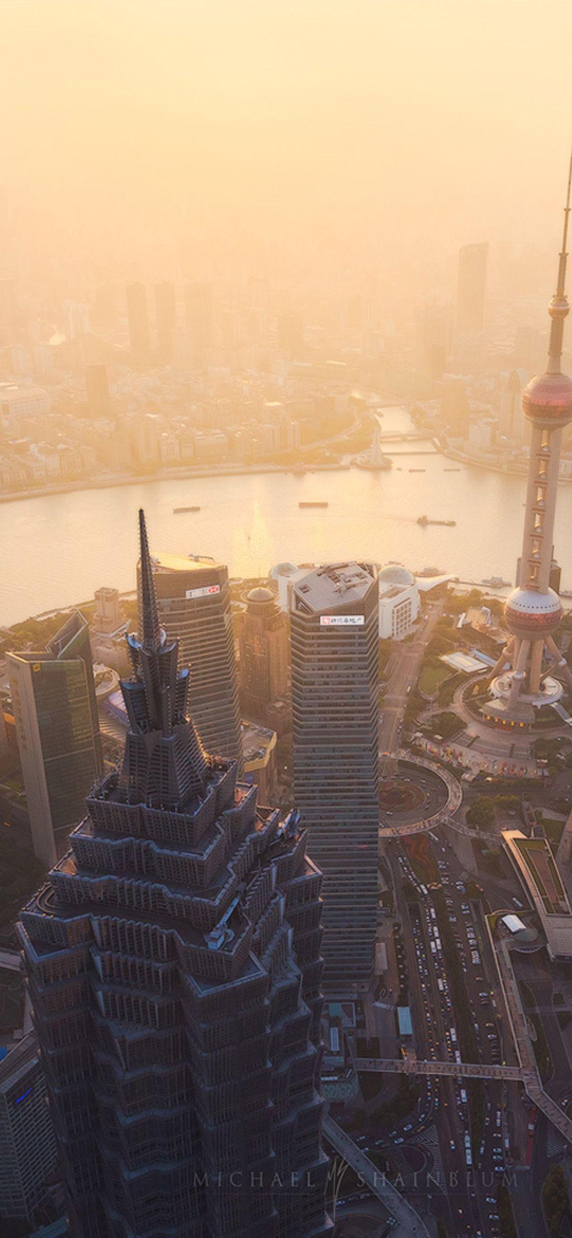 1125x2436 Cityscape Shanghai iPhone XS, iPhone iPhone X HD