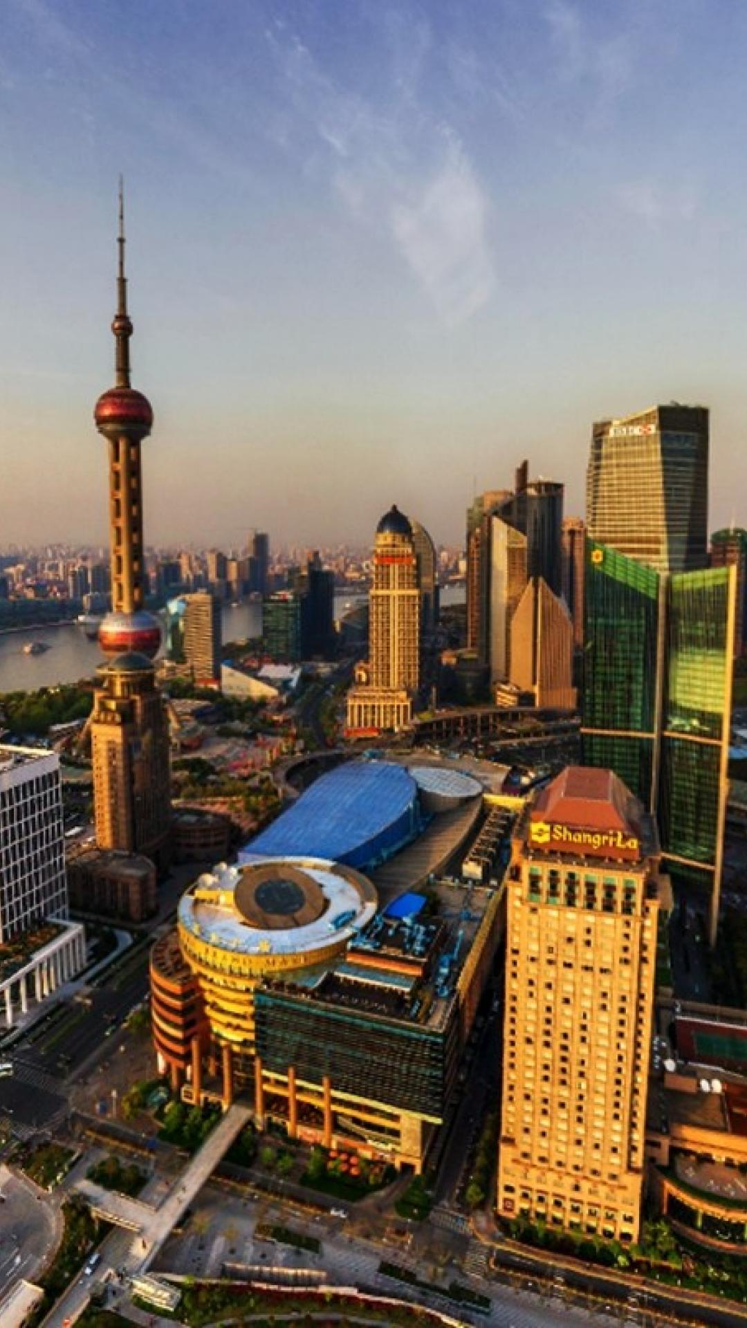 1080x1920 iphone wallpaper architecture china shanghai channel