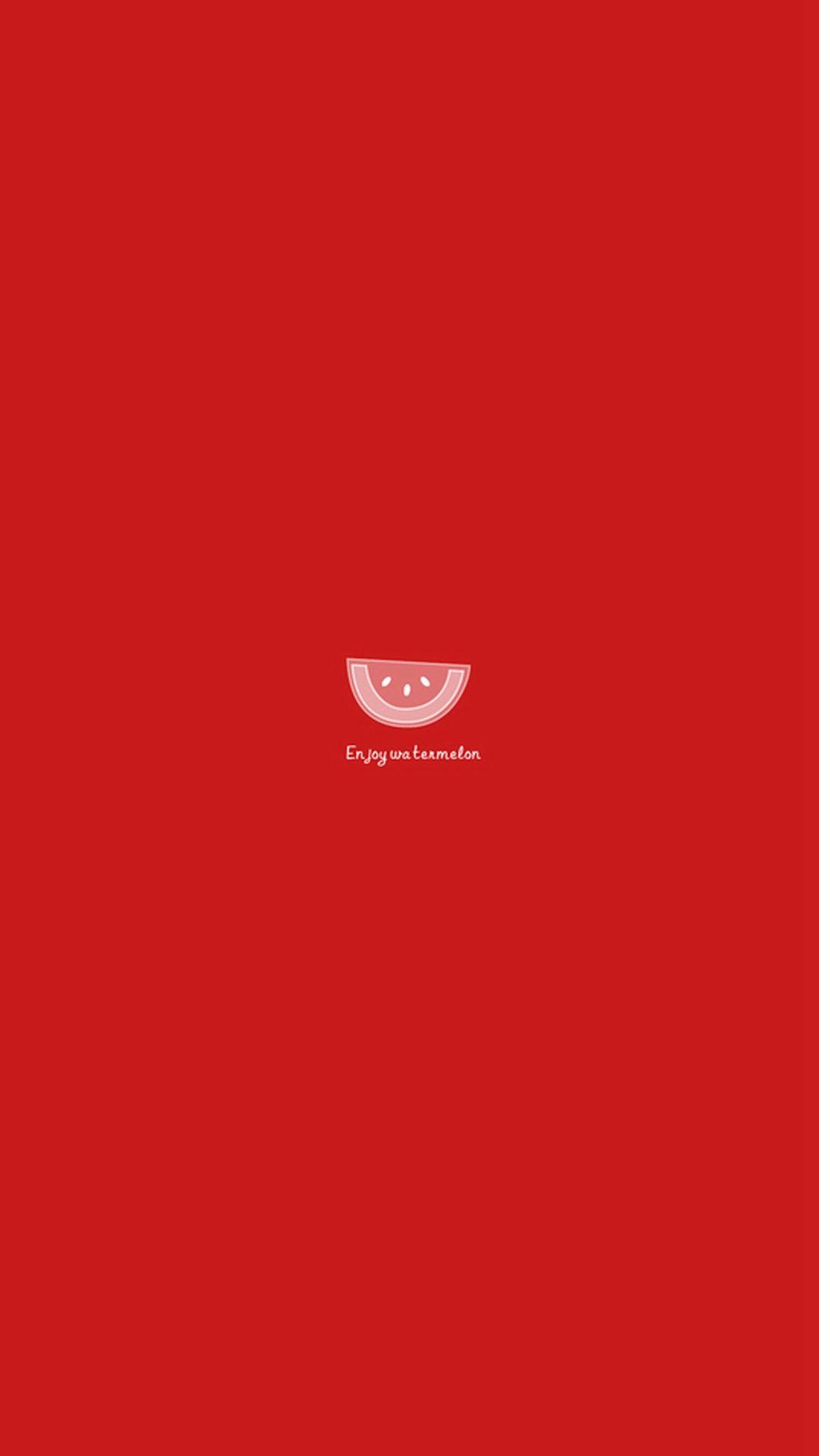 1080x1920 Enjoy Watermelon Simple #iPhone #plus #wallpaper. iPhone