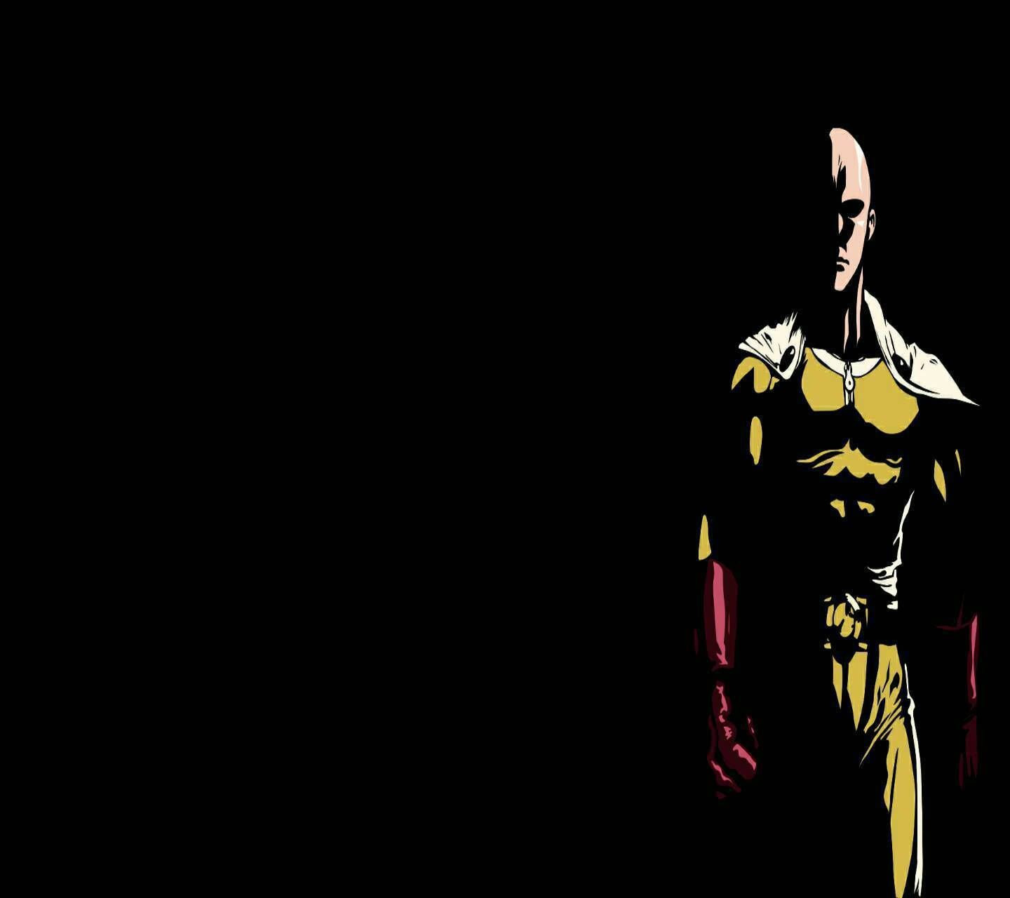 1440x1280 One Punch Man Background
