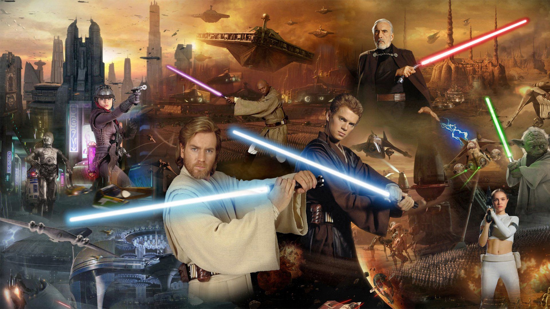 1920x1080 Attack Of The Clones HD Wallpaper