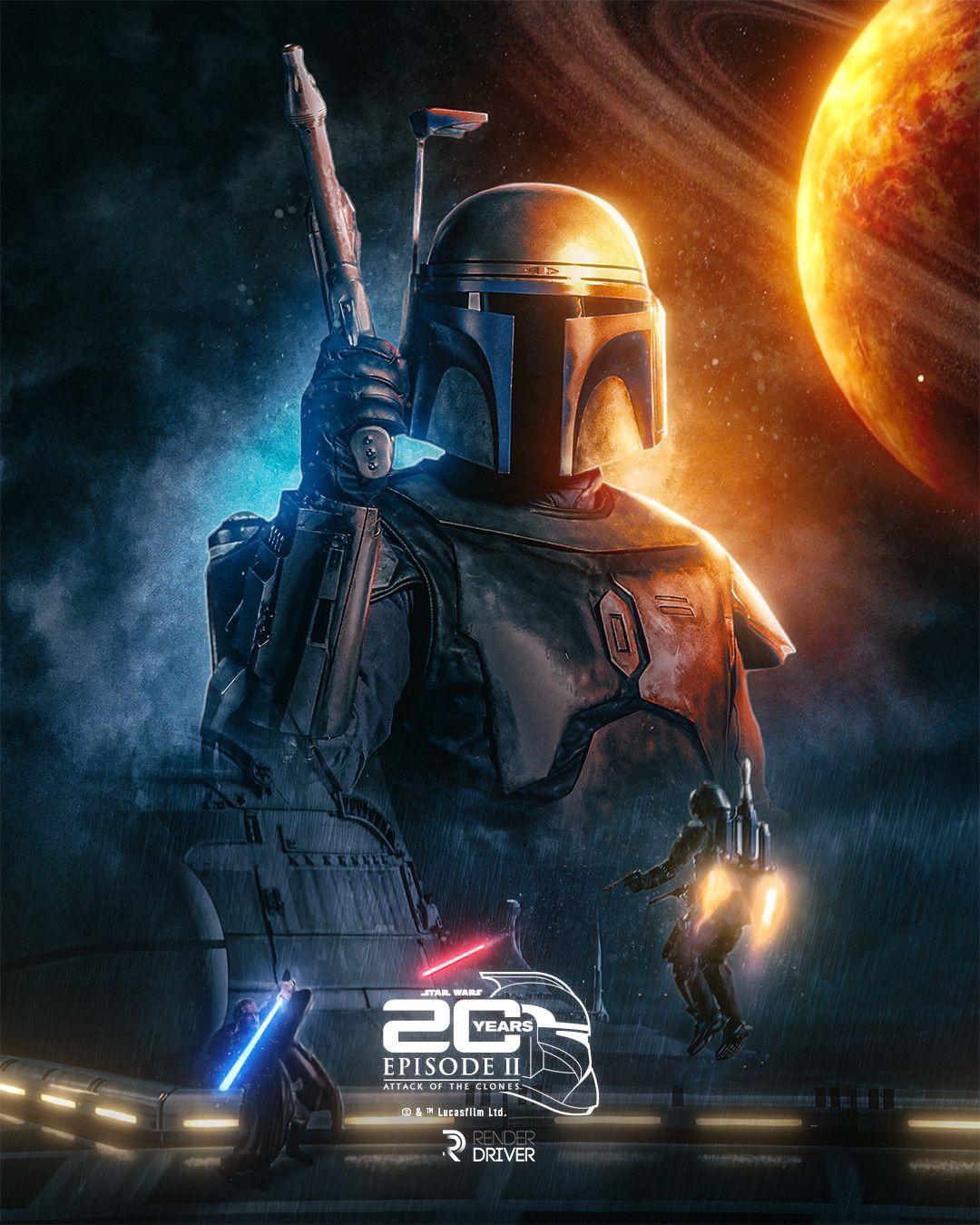 1080x1350 Render Driver on X: STAR WARS ATTACK