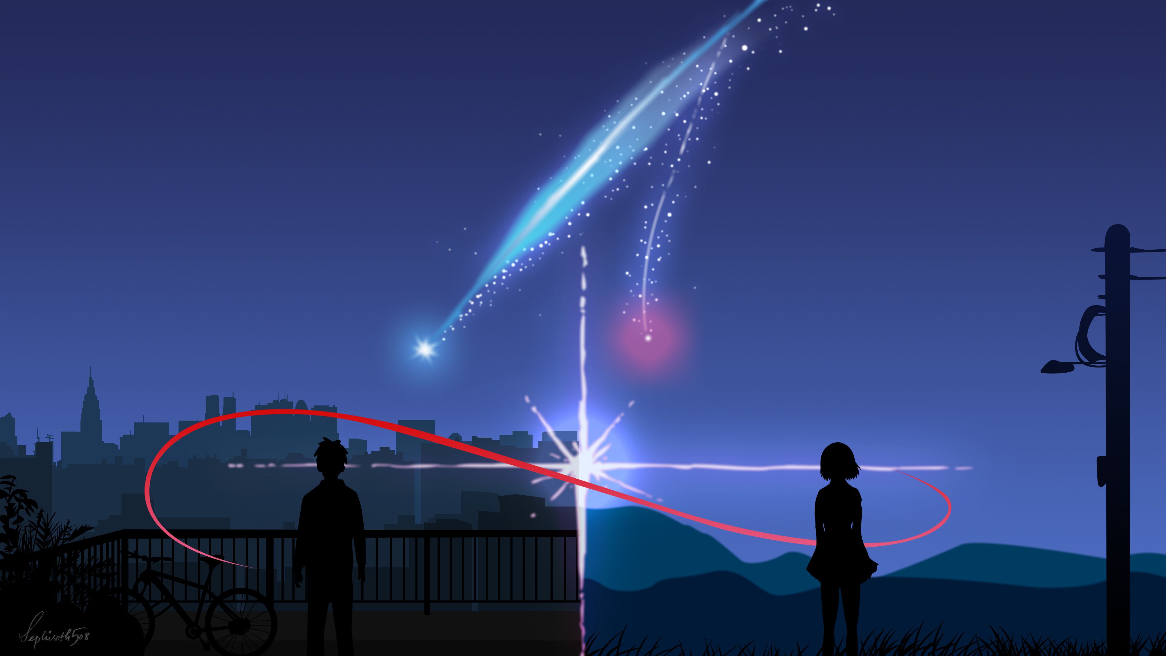 3840x2160 Makoto Shinkai Wallpaper 55 image