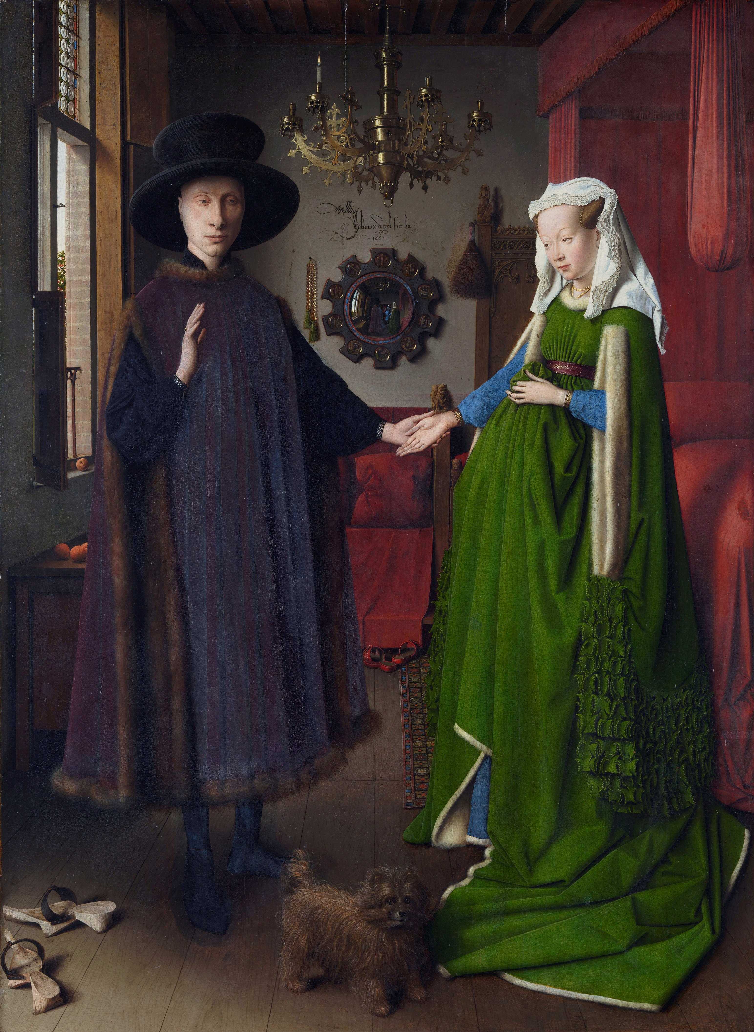 3087x4226 Jan van Eyck Arnolfini Portrait