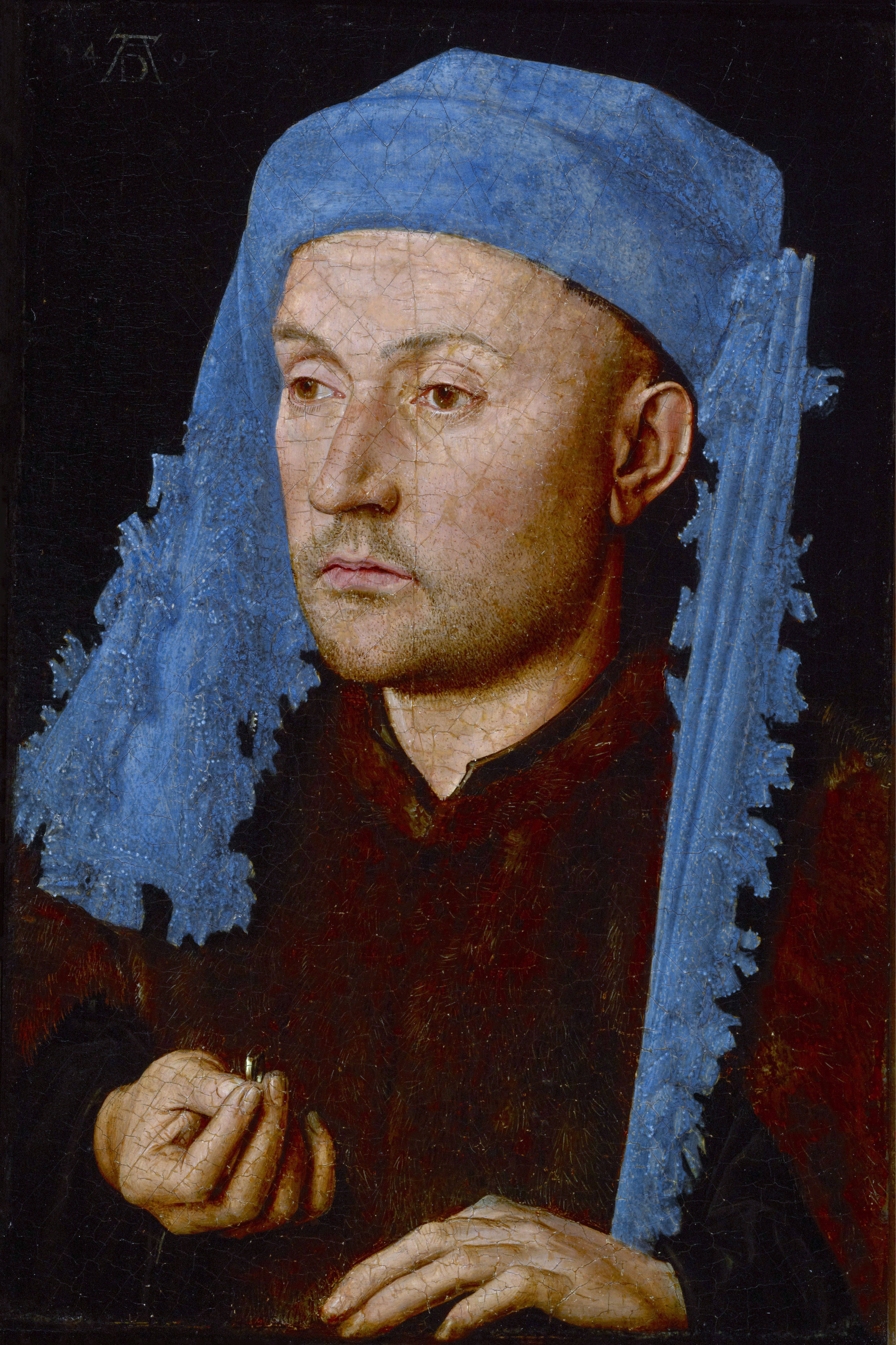 4956x7439 Man in a Blue Cap van Eyck