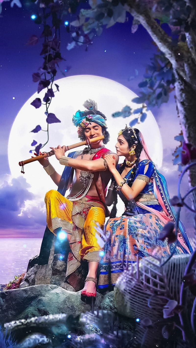 800x1422 HD krishna mahabharat wallpaper