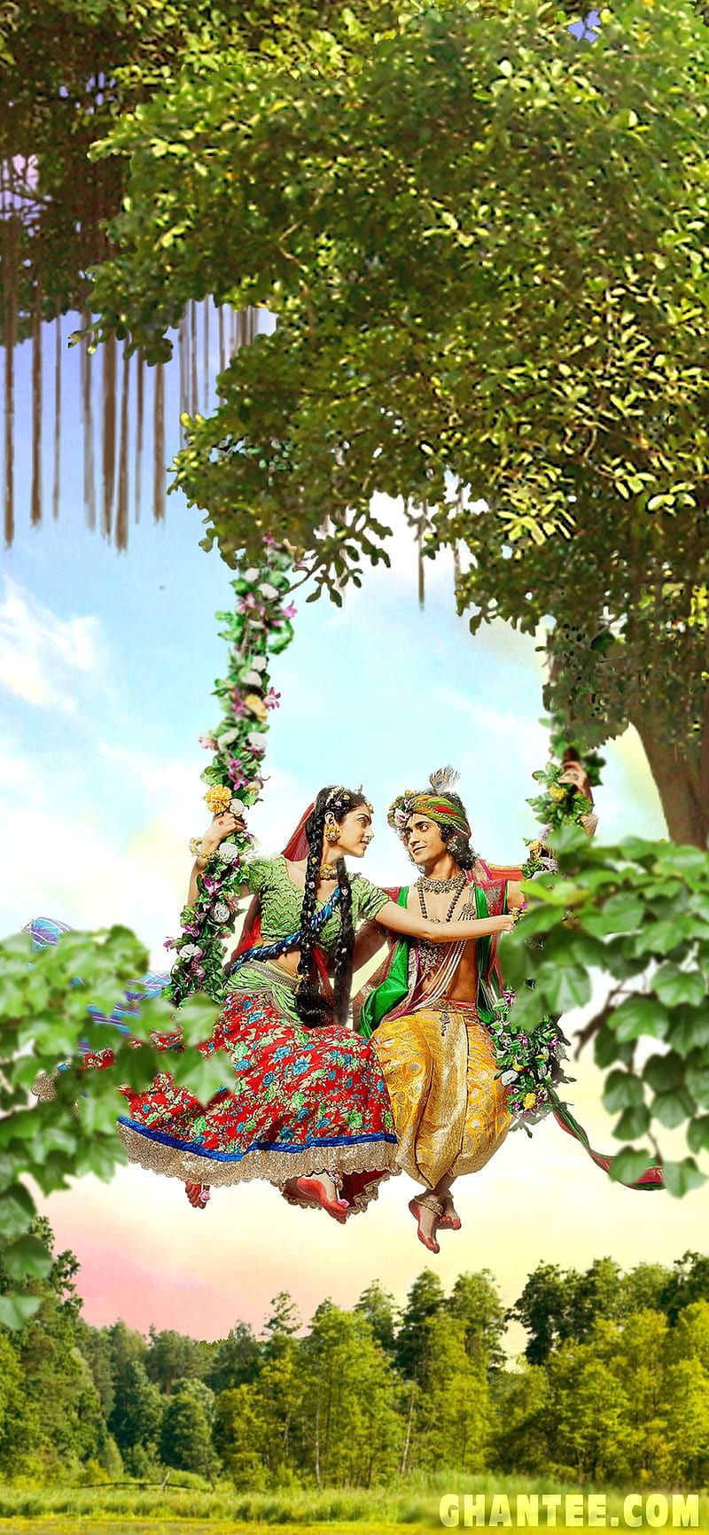 800x1732 Radhe radhe, krishna, radha, HD phone wallpaper