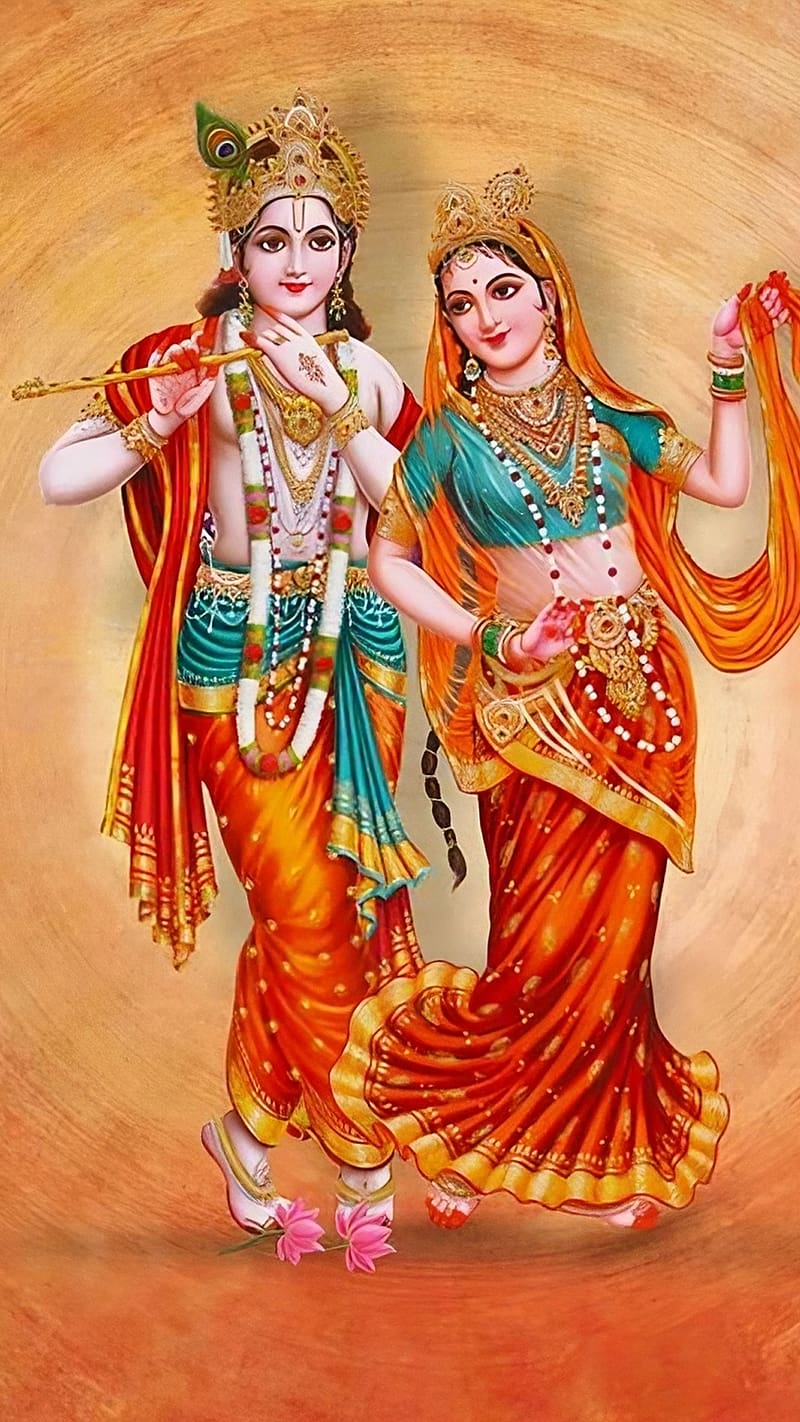 800x1422 3D Radha Krishna, radha, krishna, lord, god, HD phone wallpaper