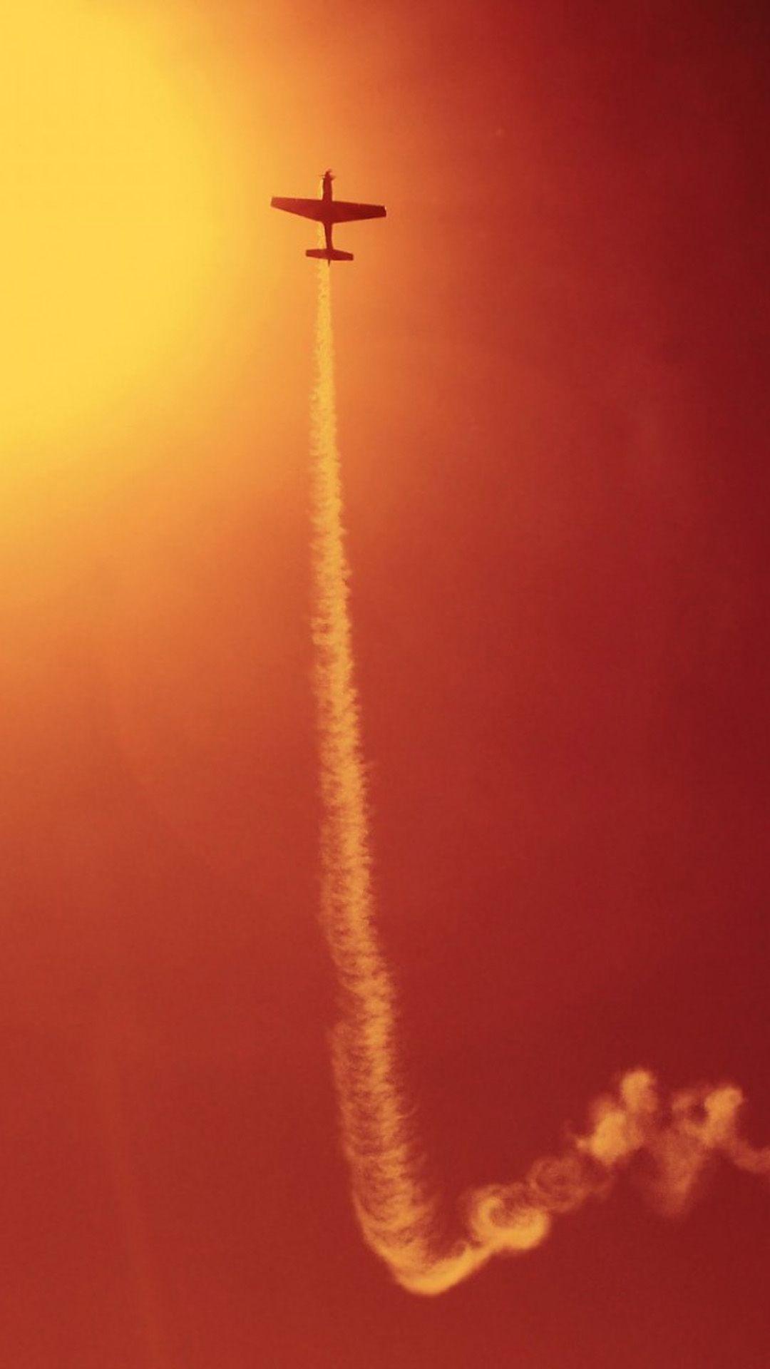 1080x1920 Flying High Sky Aircraft #iPhone #plus #wallpaper