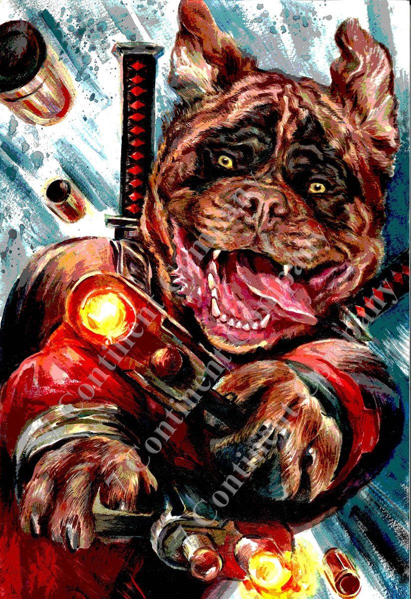 824x1200 Deadpool Dog