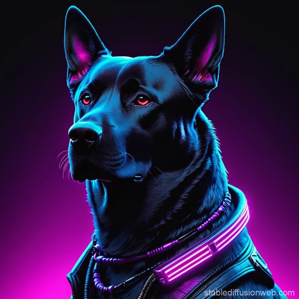 1024x1024 black big dog Prompts. Stable