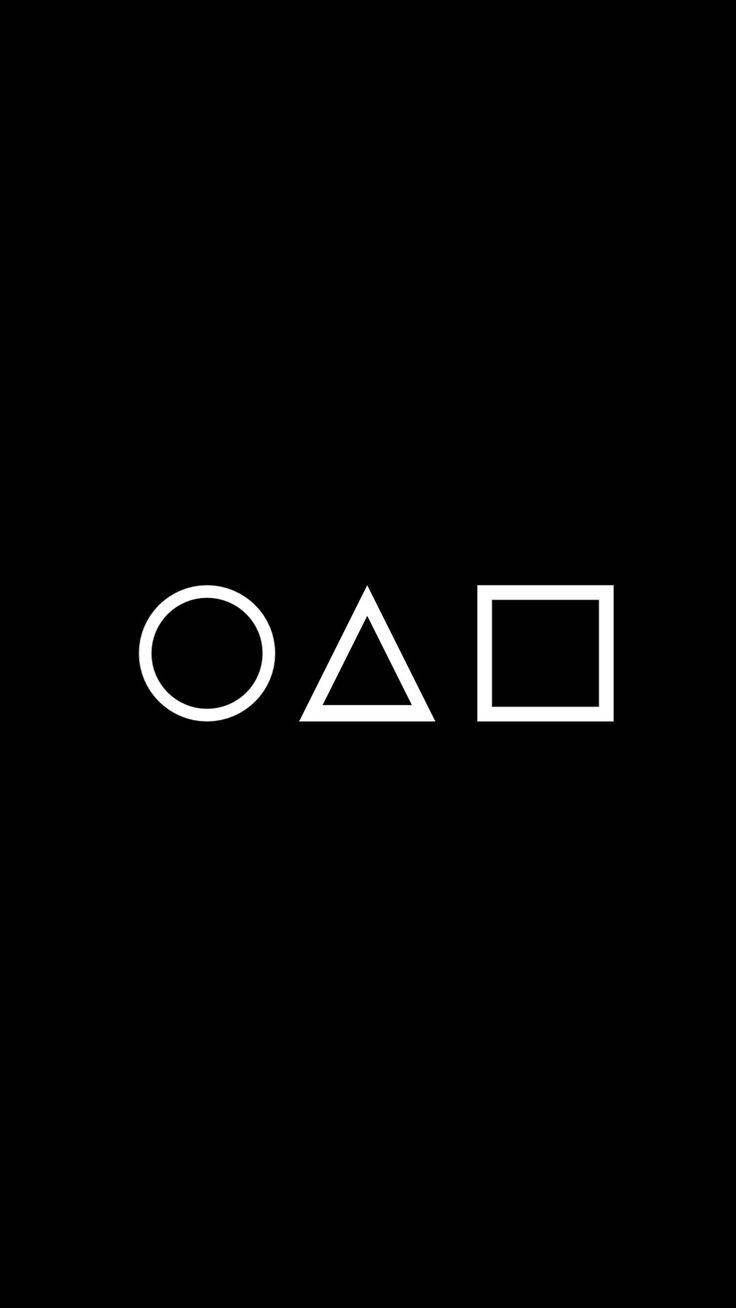 736x1308 Men Phone Squid Game Shapes Wallpaper