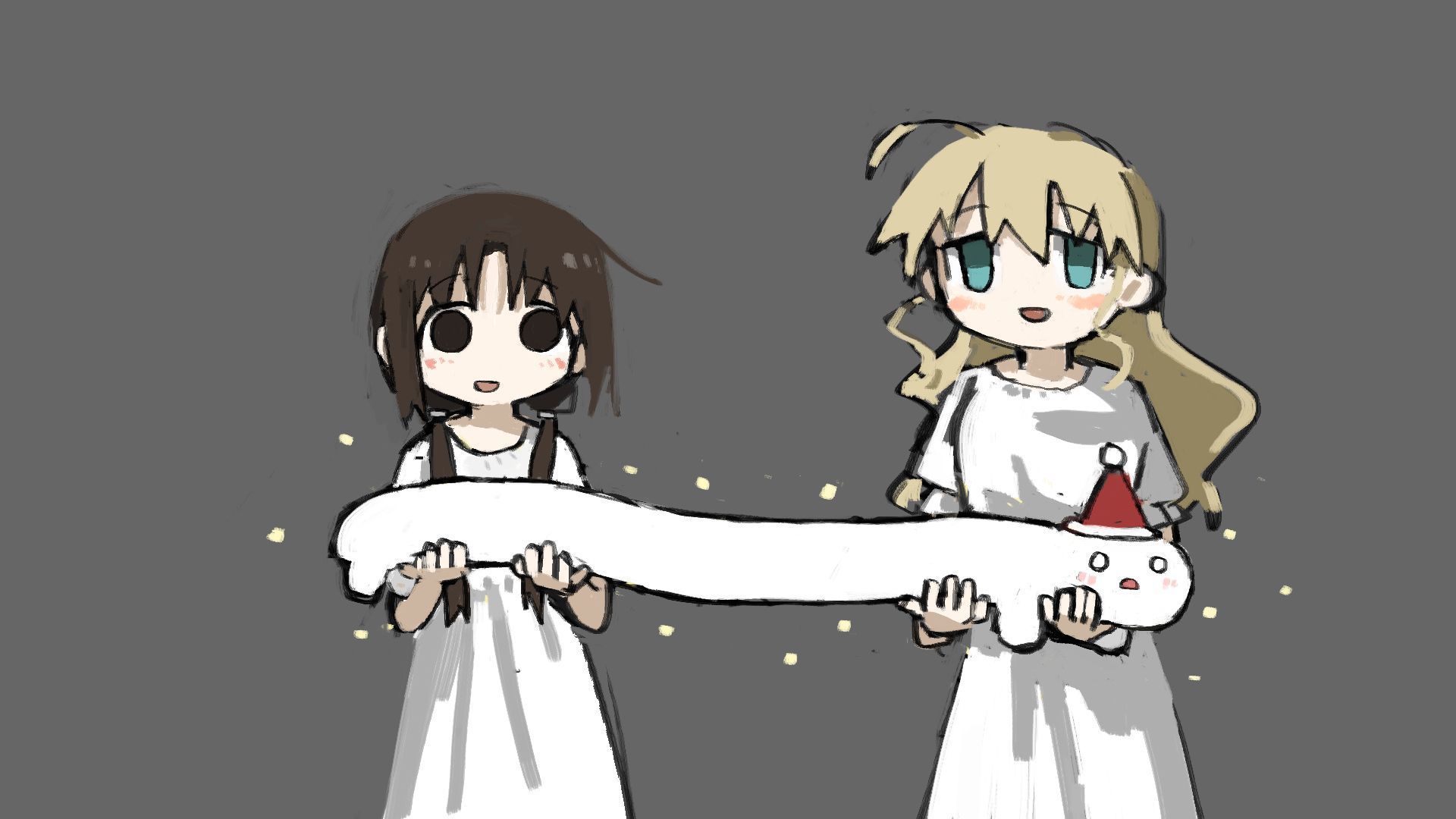 1920x1080 Girls' Last Tour: Yuuri & Chito HD Anime Wallpaper Celebration