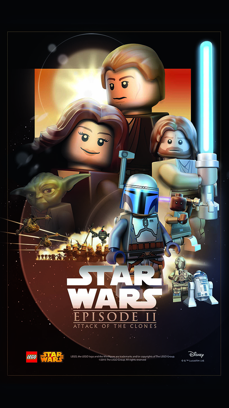 750x1334 Starwars Lego Episode 2 Attack Of