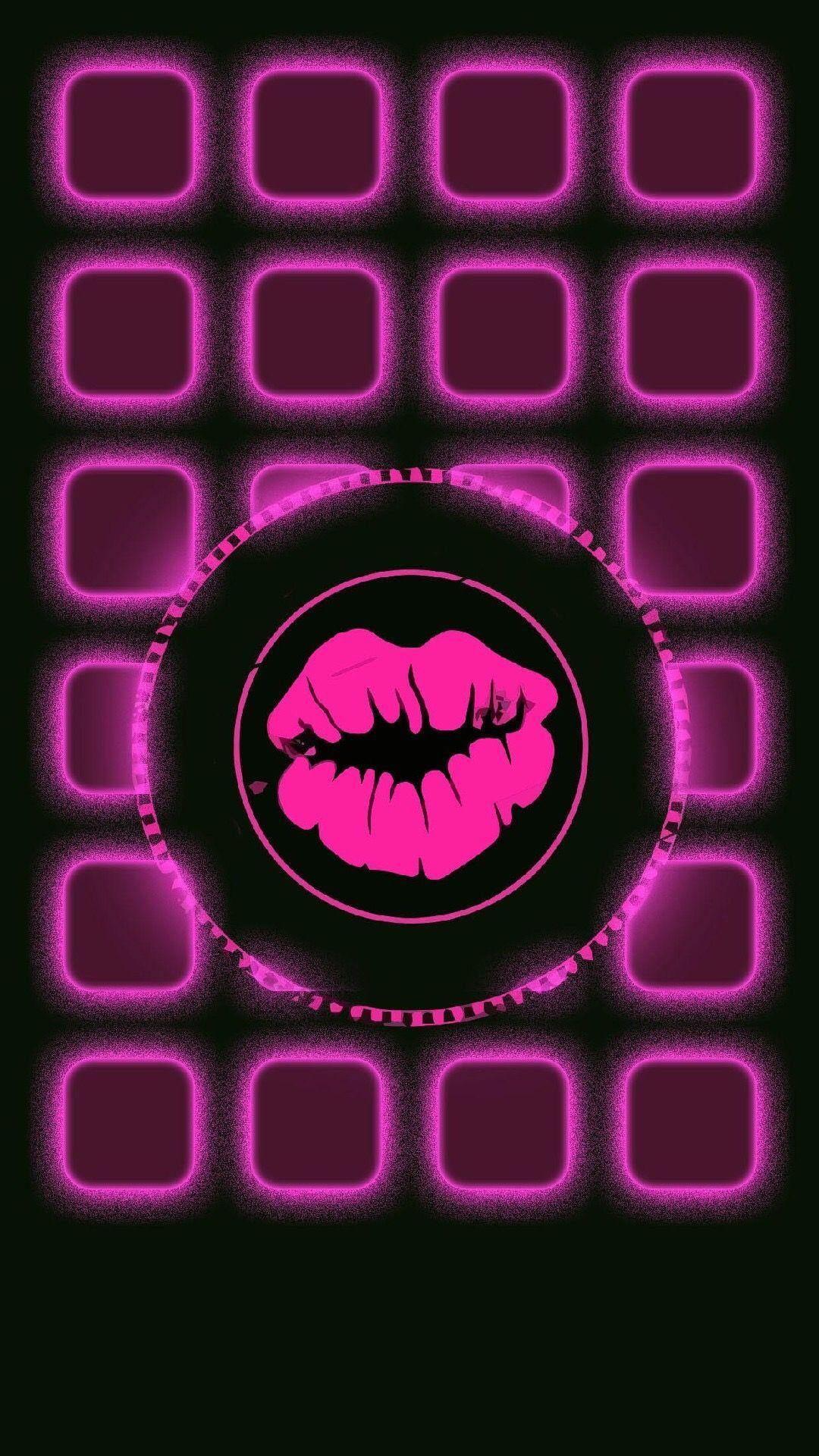 1080x1920 ↑↑TAP AND GET THE FREE APP! Shelves Lip Imprint Pink Neon