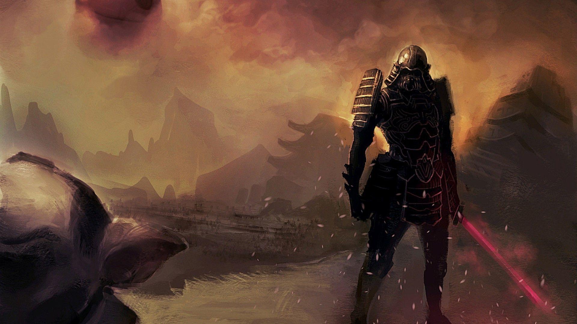 1920x1080 HD Samurai Wallpaper