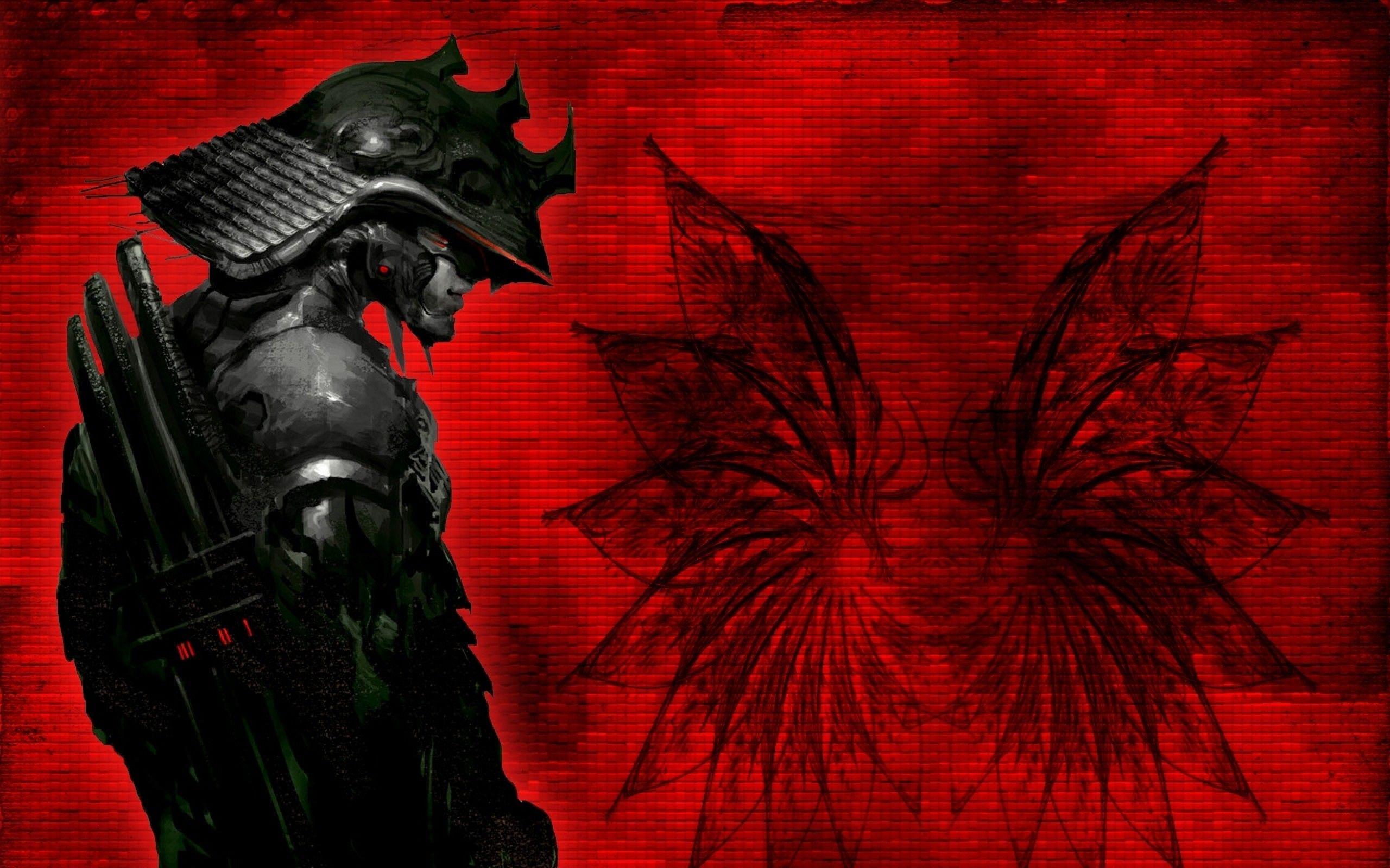 2560x1600 warrior artwork fantasy art digital art samurai