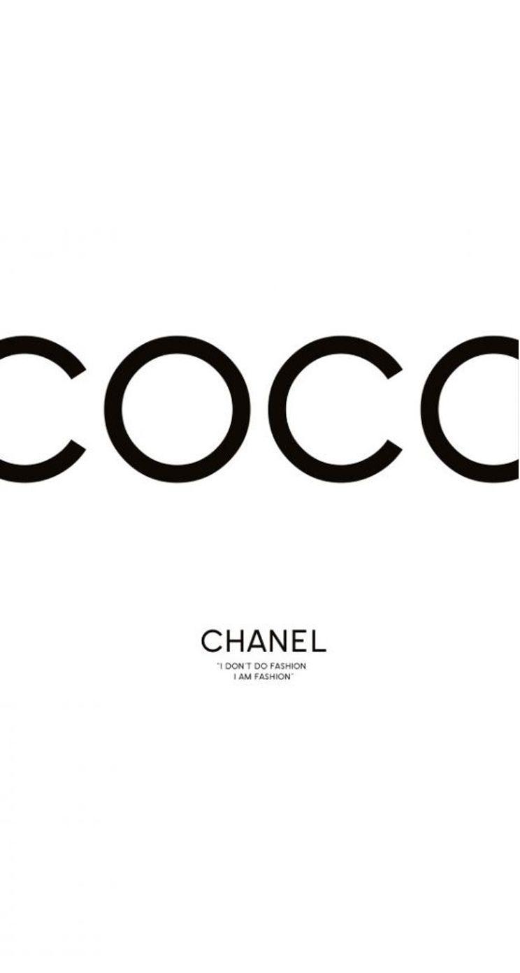 744x1392 Coco Chanel Wallpaper