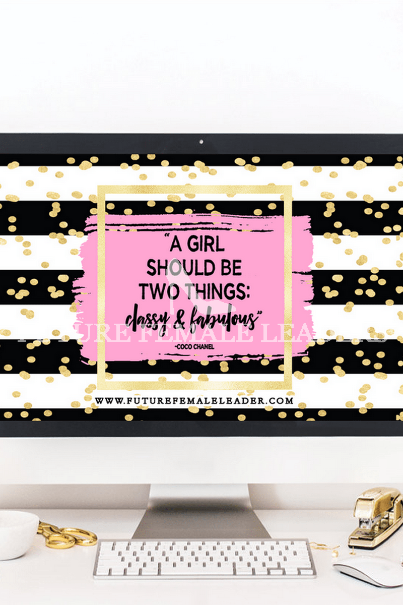 800x1200 A Girl Should Be Two Things Computer Laptop Wallpaper Female Leaders