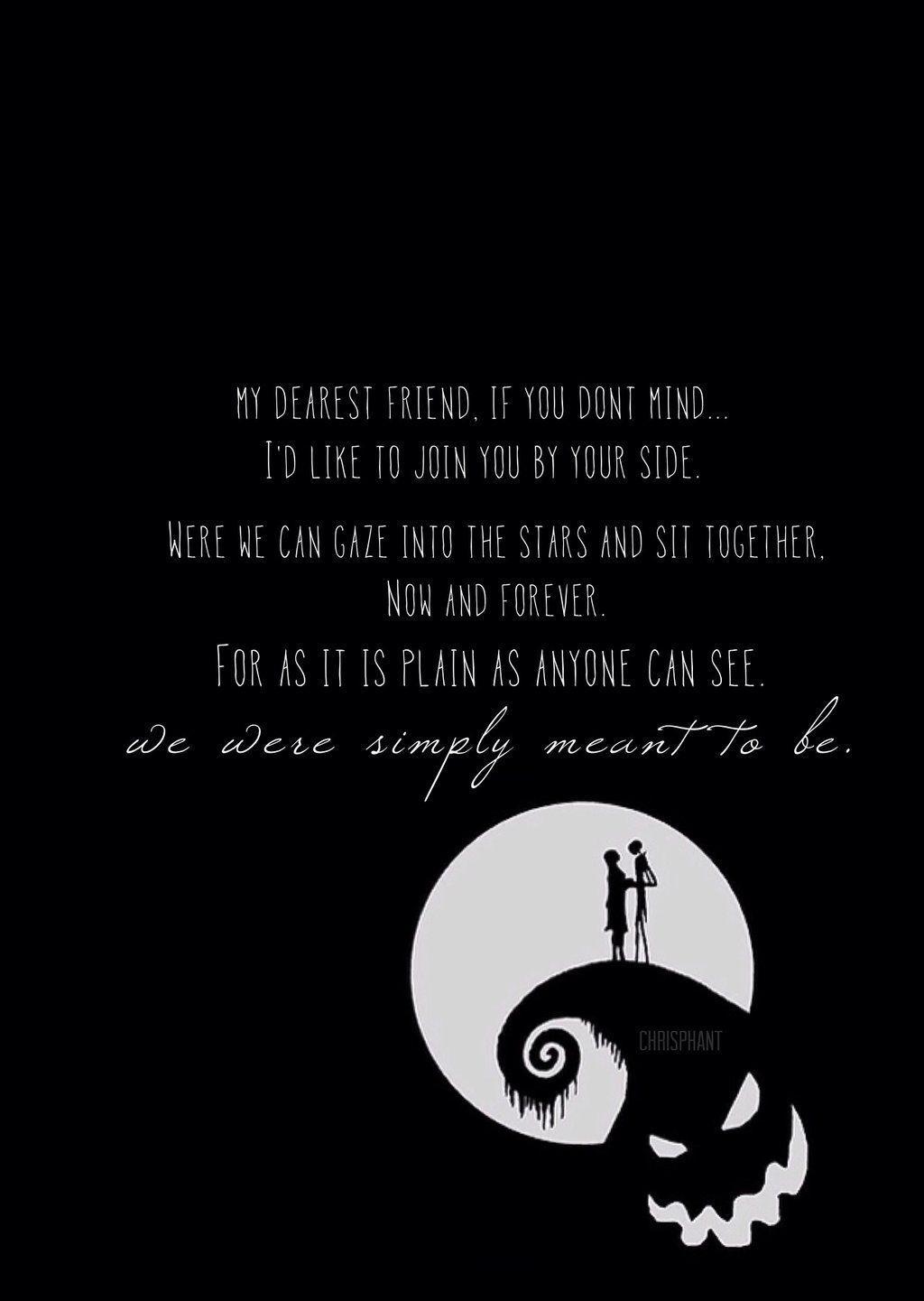 Download Jack And Sally Silhouette Wallpaper  Wallpaperscom