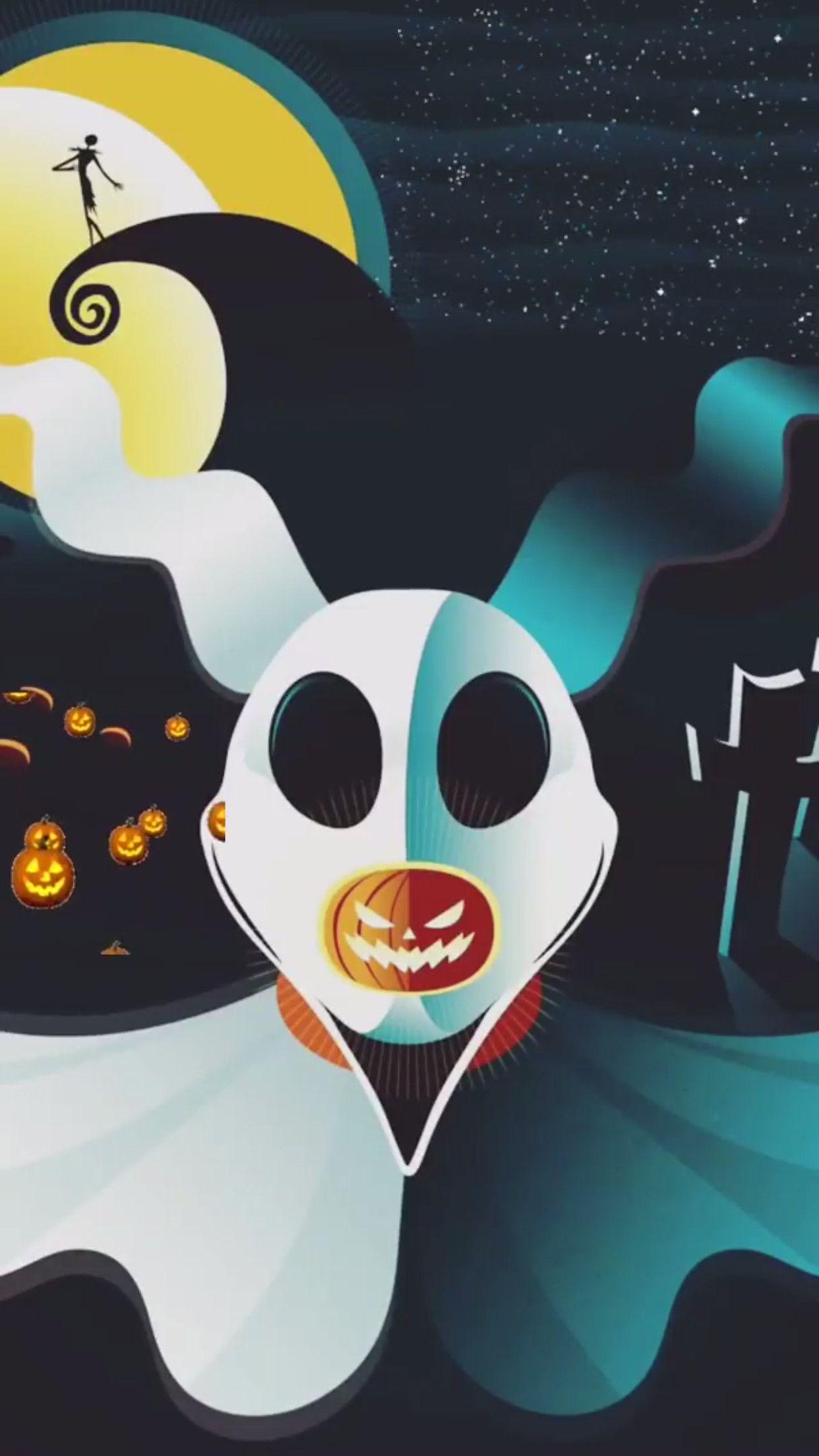 1242x2208 Jack Skellington Background
