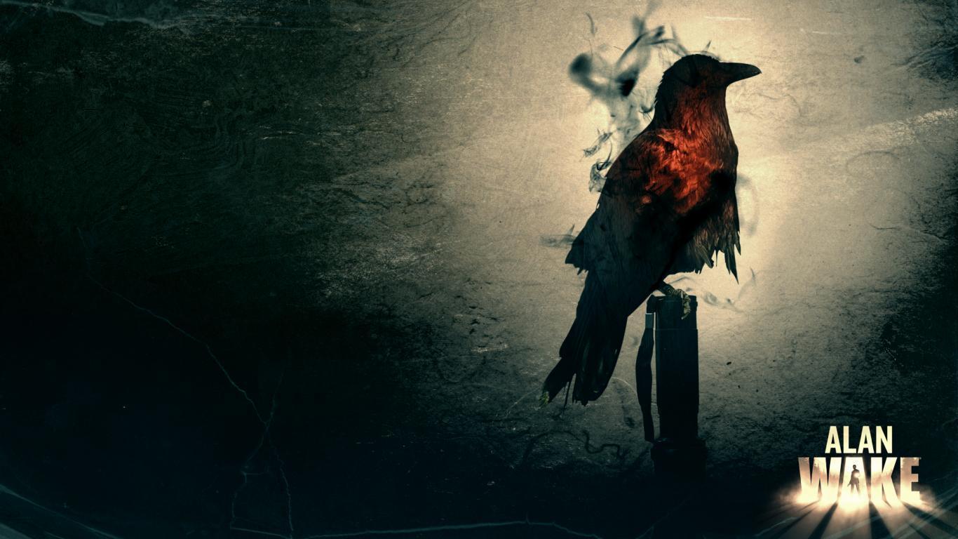 1366x768 Crow Wallpaper